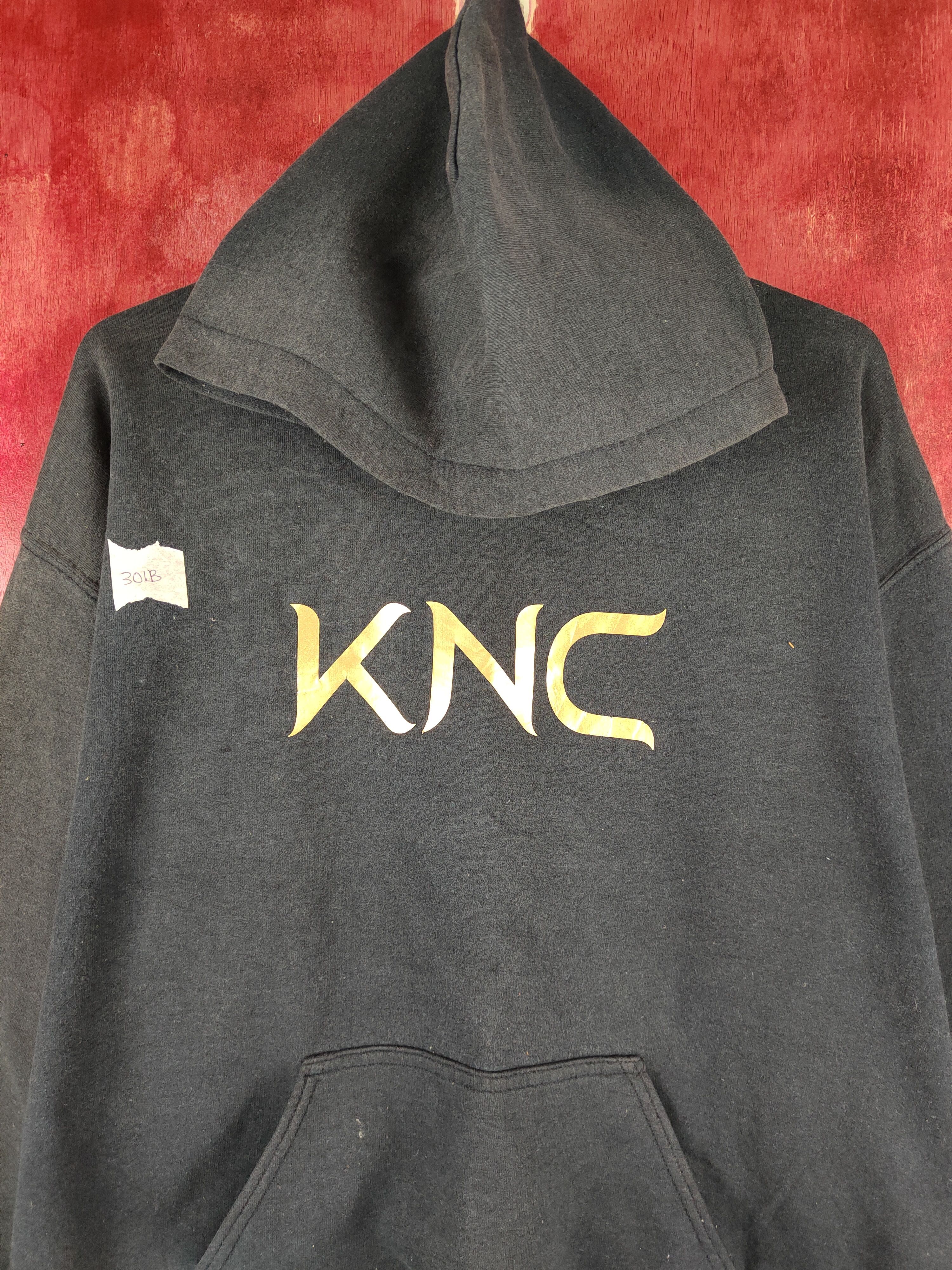 Japanese Brand Gildan-KNC Dark Blue Faded Hoodie Sweatshirt #301B Size US M / EU 48-50 / 2 - 2 Thumbnail