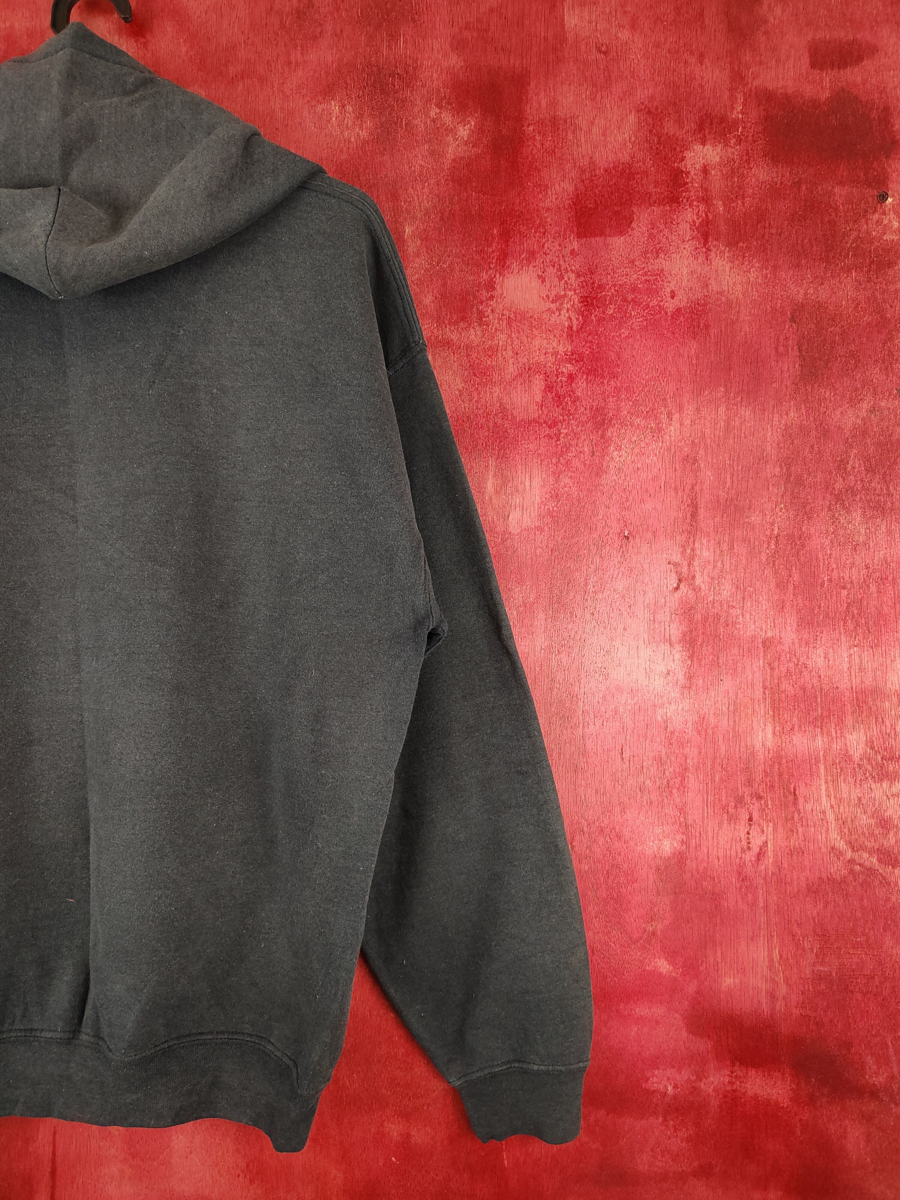 Japanese Brand Gildan-KNC Dark Blue Faded Hoodie Sweatshirt #301B Size US M / EU 48-50 / 2 - 9 Thumbnail