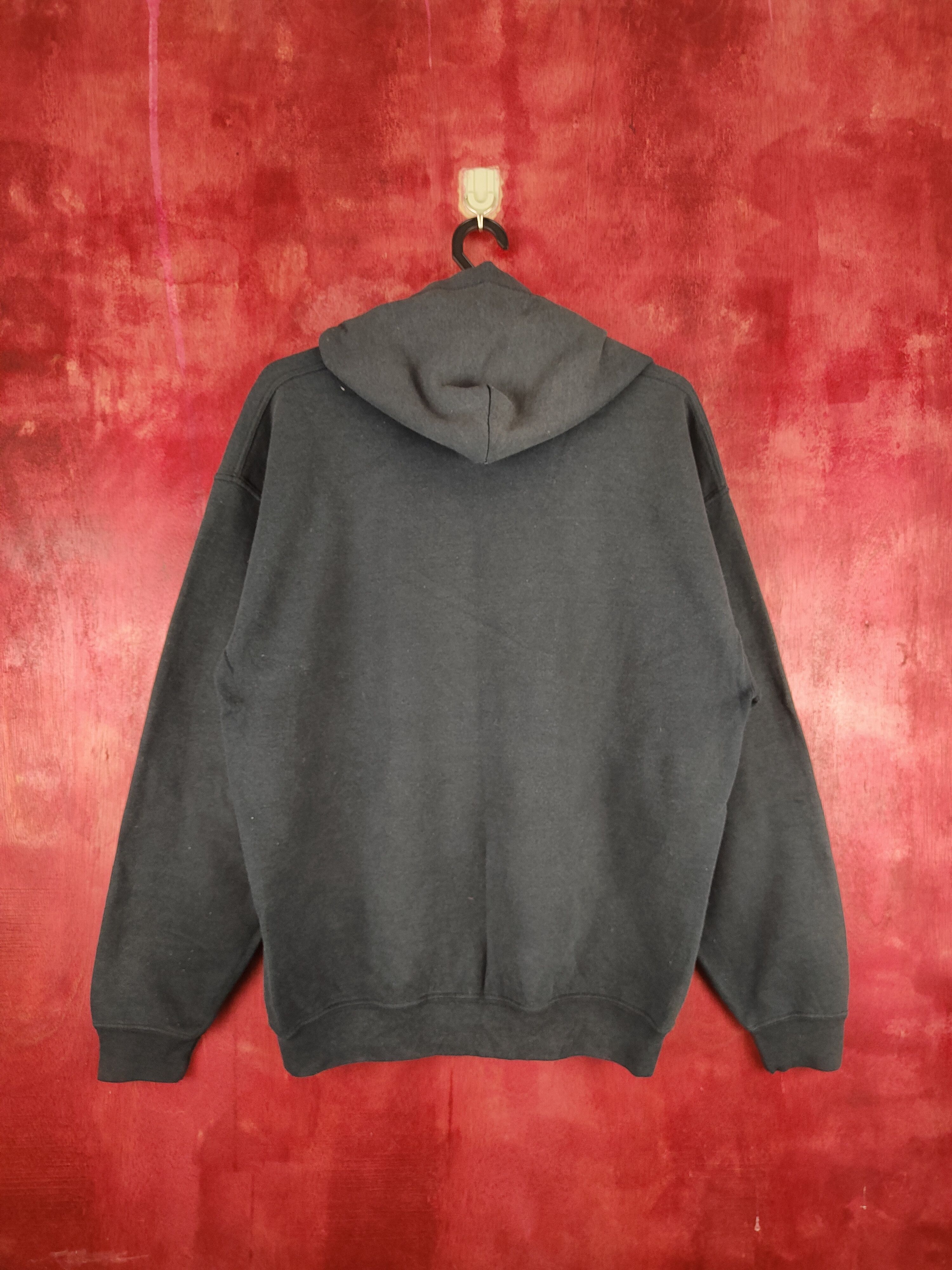 Japanese Brand Gildan-KNC Dark Blue Faded Hoodie Sweatshirt #301B Size US M / EU 48-50 / 2 - 7 Thumbnail