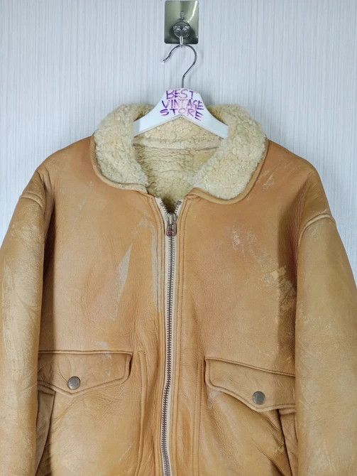 Karl Helmut RARE KARL HELMUT FAUX FUR SHEEPSKIN SHERPA BOMBER JACKET Size US M / EU 48-50 / 2 - 4 Thumbnail