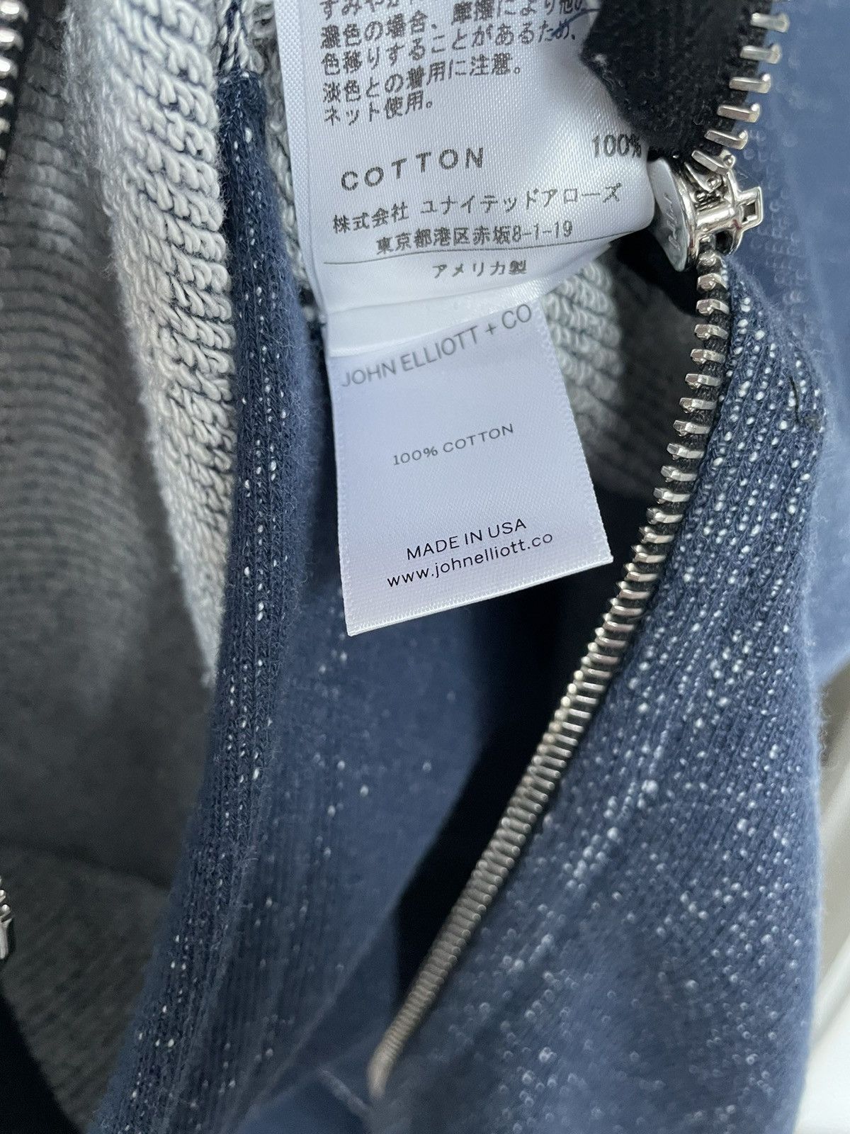 John Elliott John Elliot Kith Short Sleeve Villain Hoodie in Navy Size US M / EU 48-50 / 2 - 5 Thumbnail