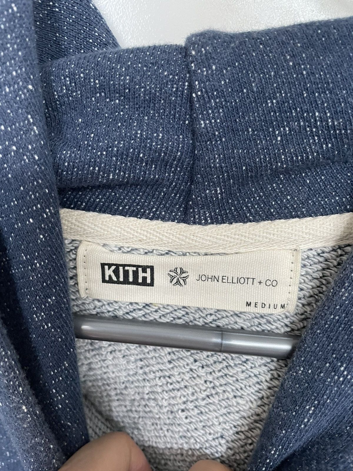 John Elliott John Elliot Kith Short Sleeve Villain Hoodie in Navy Size US M / EU 48-50 / 2 - 2 Thumbnail