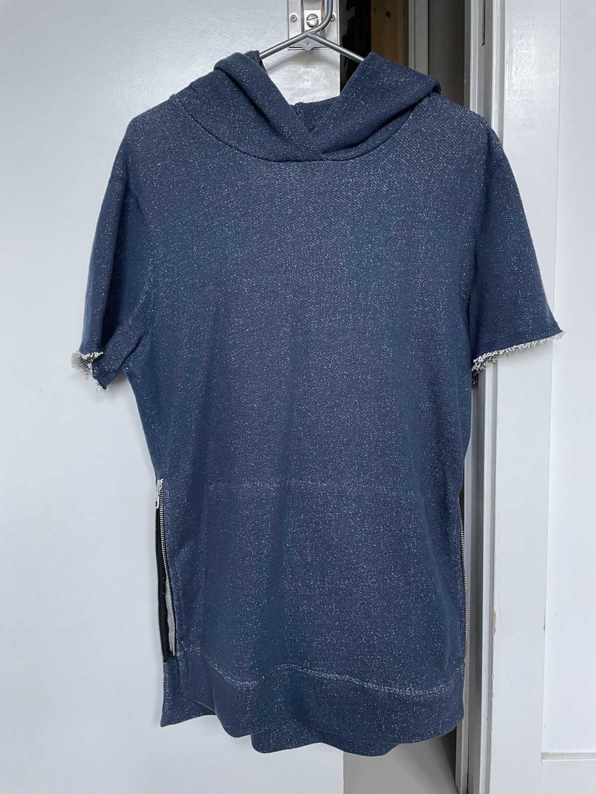 John Elliott John Elliot Kith Short Sleeve Villain Hoodie in Navy Size US M / EU 48-50 / 2 - 1 Thumbnail