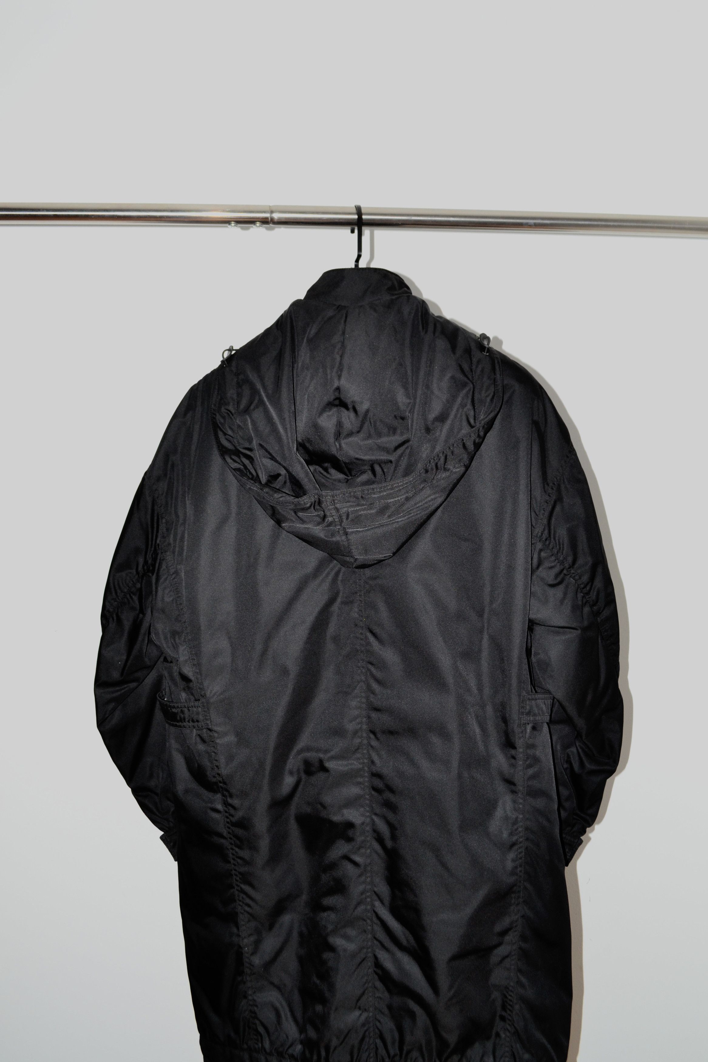 Prada Early 2000s Nylon Bomber Parka Coat Size US S / EU 44-46 / 1 - 5 Thumbnail
