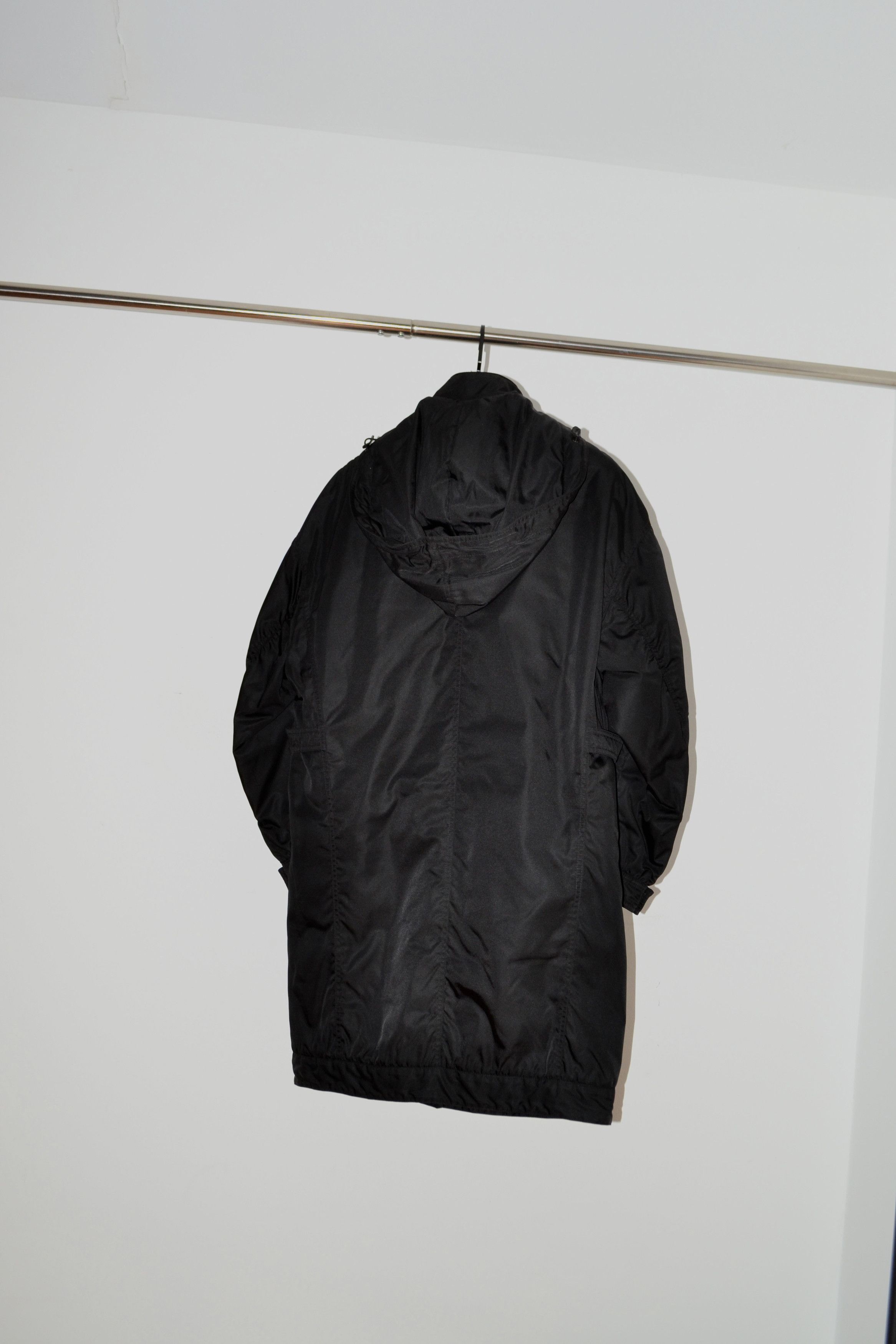 Prada Early 2000s Nylon Bomber Parka Coat Size US S / EU 44-46 / 1 - 4 Thumbnail