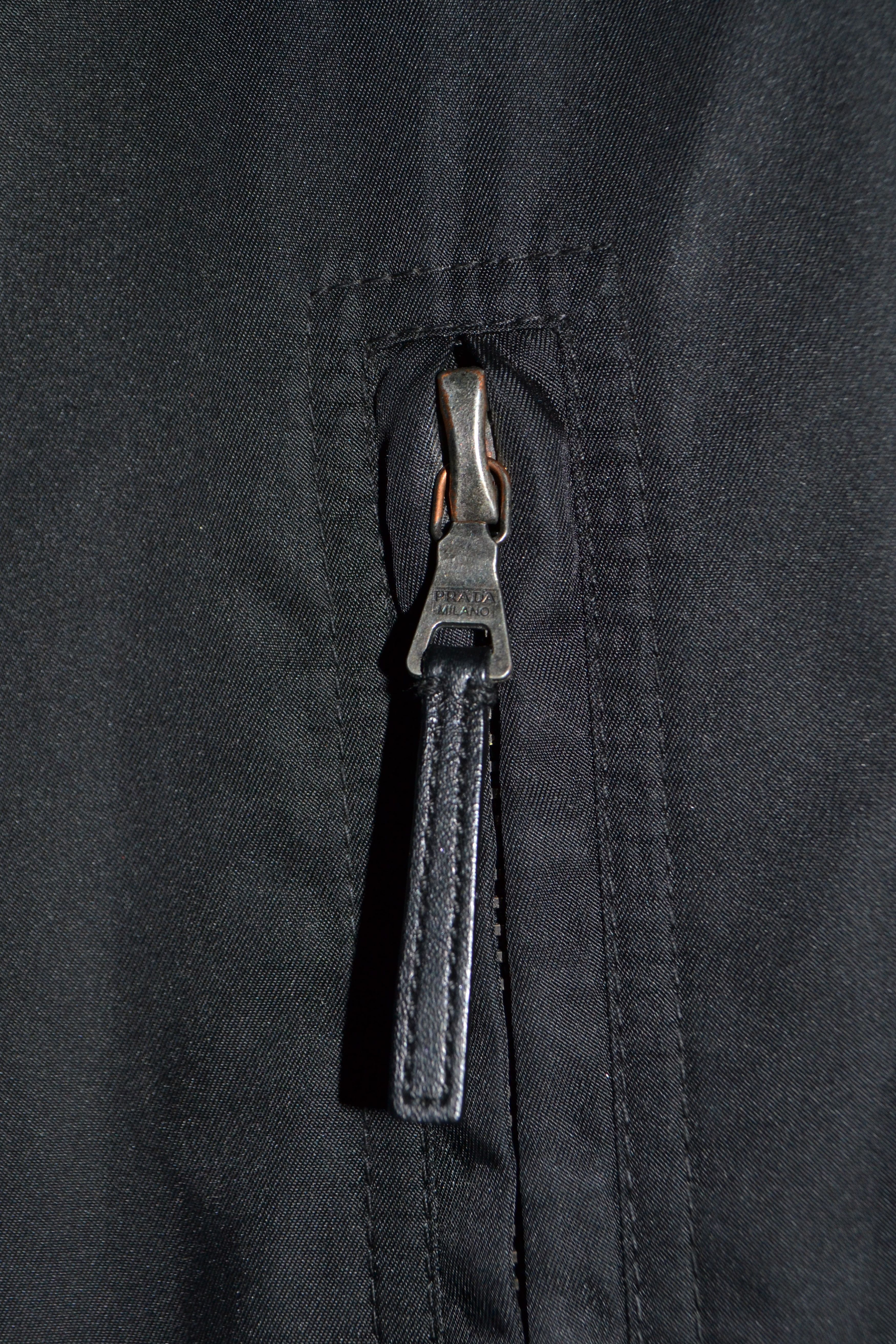 Prada Early 2000s Nylon Bomber Parka Coat Size US S / EU 44-46 / 1 - 3 Thumbnail