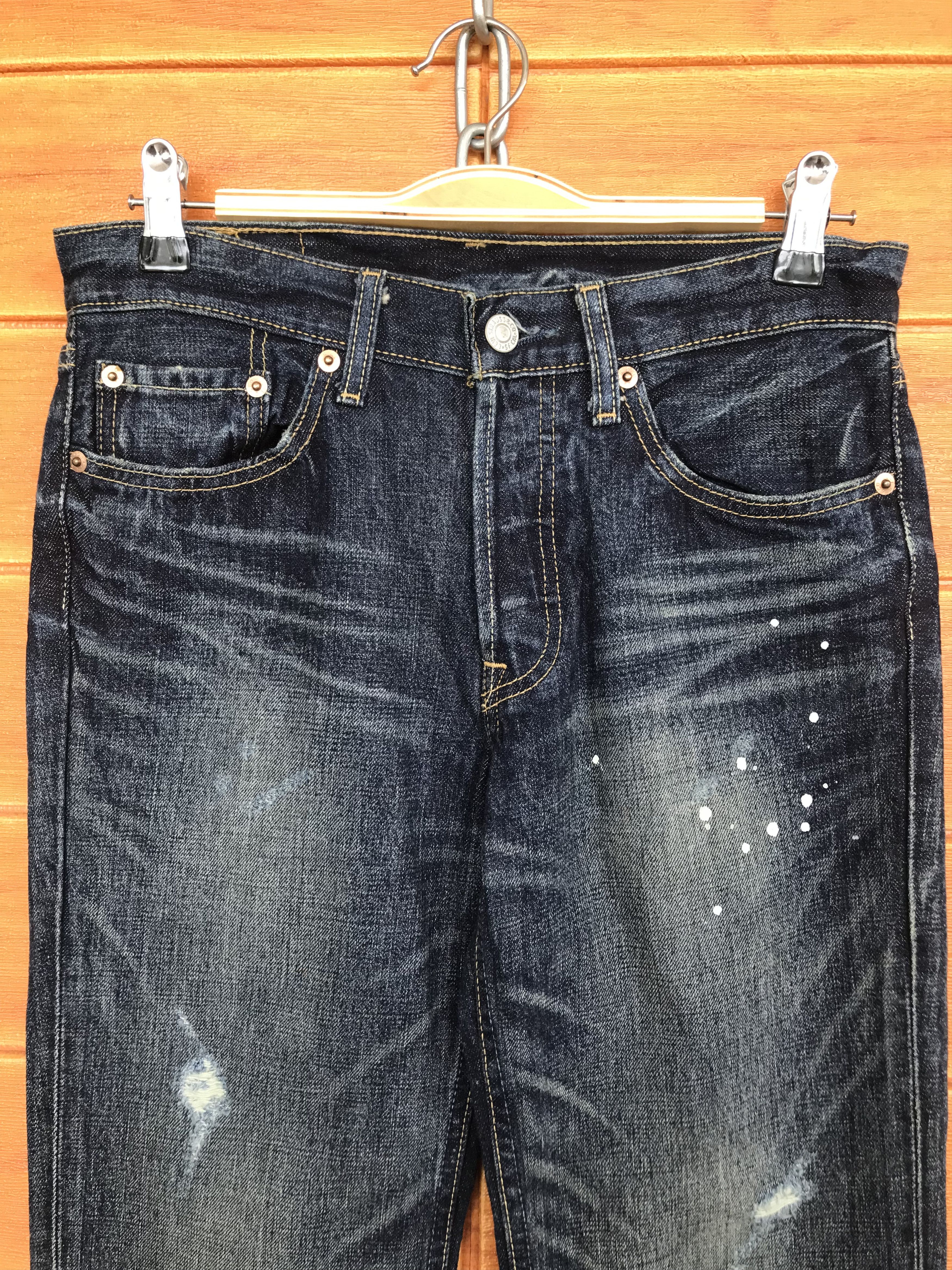 Levi's Vintage Levis 501 Clawmark Distressed Faded Denim Jeans Size US 29 - 3 Thumbnail