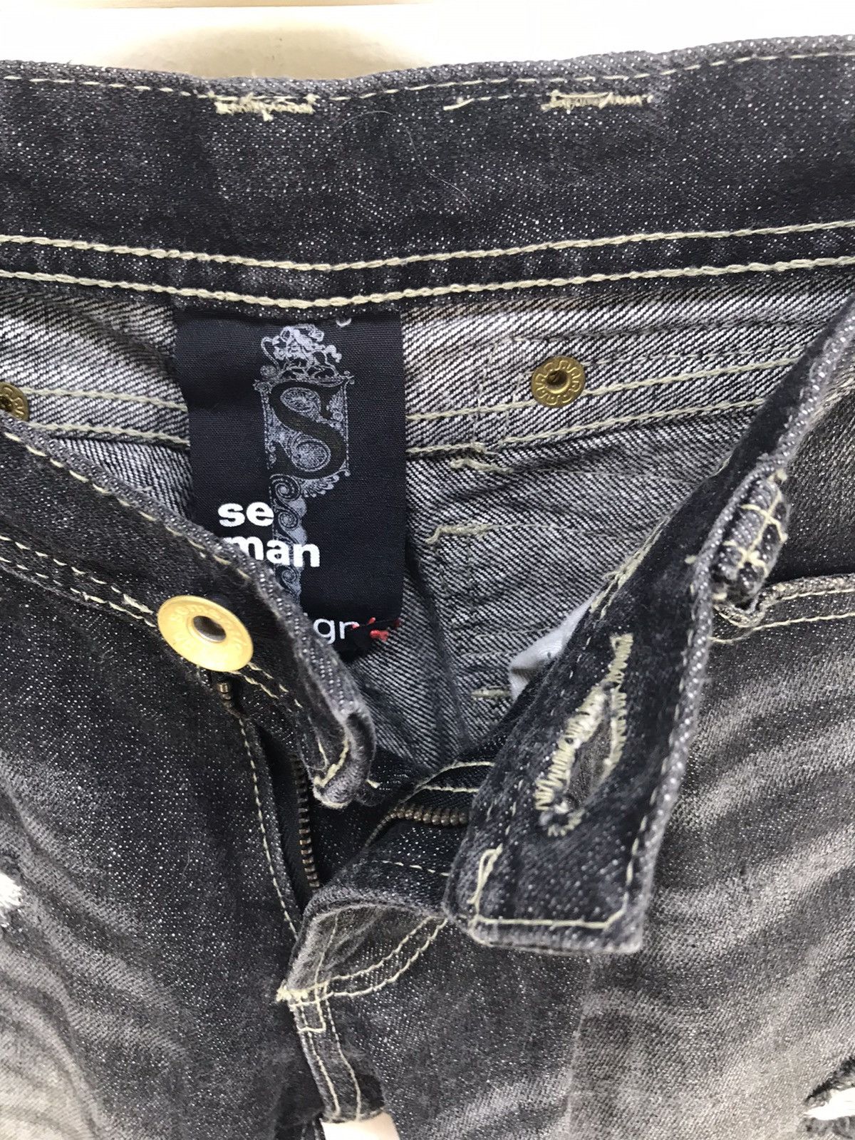 semanticdesign Semantic Design Japan Distressed Denim Jeans Ppfm Undercover Size US 32 / EU 48 - 9 Thumbnail