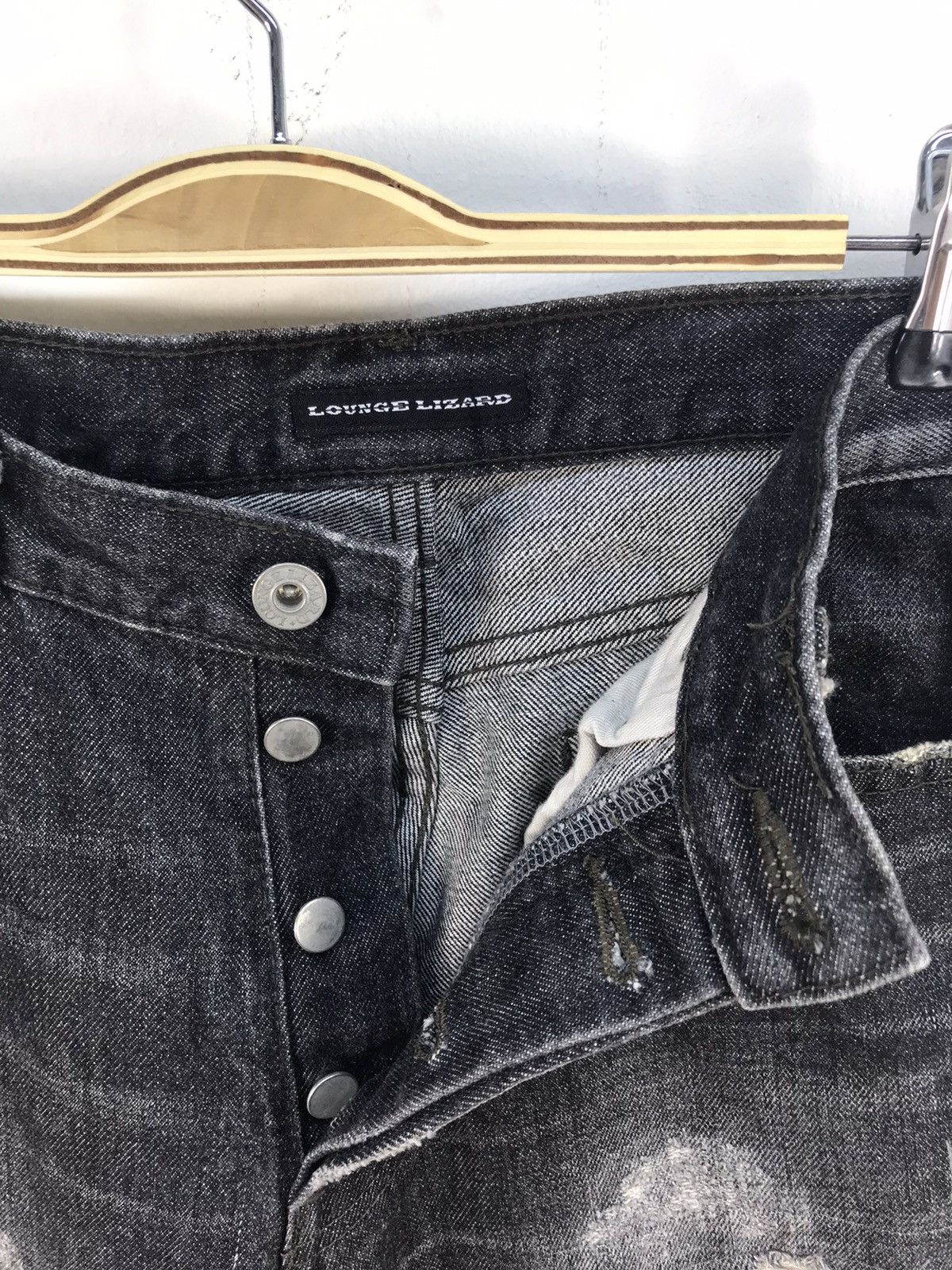 Hysteric Glamour Lounge Lizard Distressed Denim Jeans Size US 31 - 6 Thumbnail