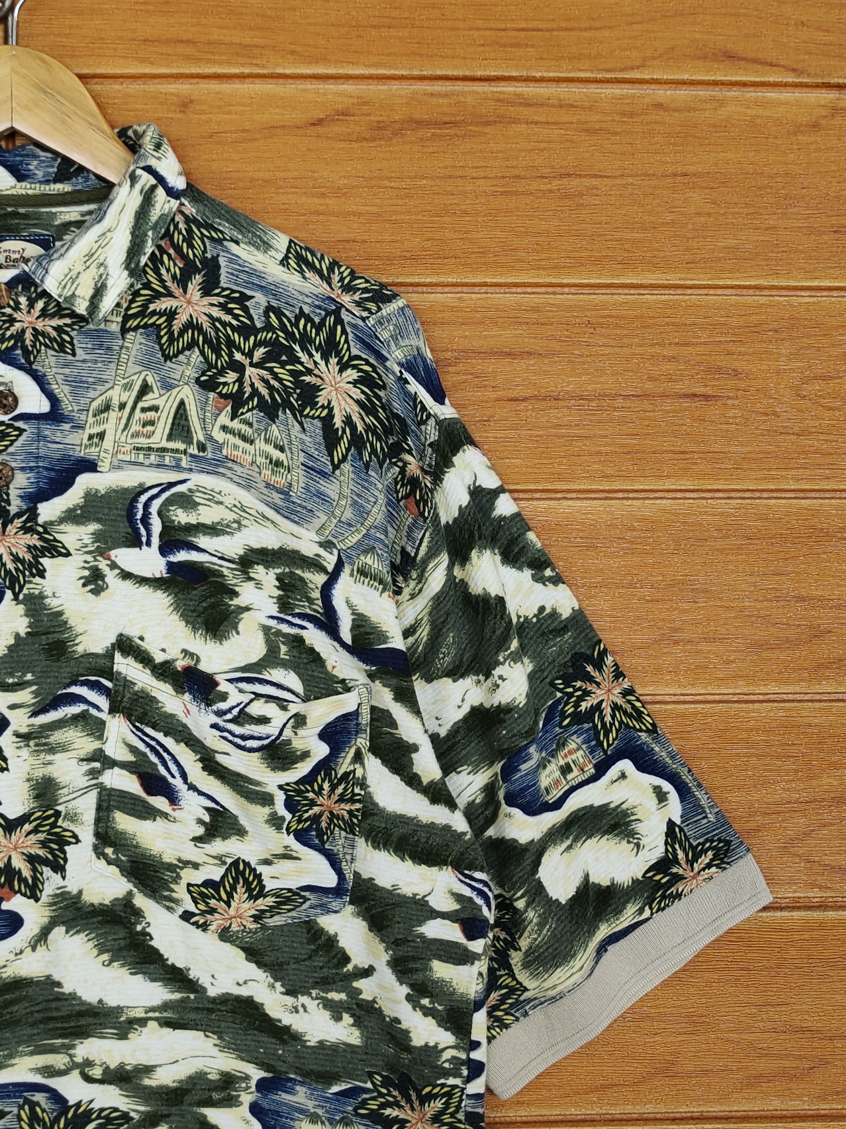Tommy Bahama Vintage 90s TOMMY BAHAMA All Overprint Hawaiian Polo Shirt Size US S / EU 44-46 / 1 - 5 Thumbnail