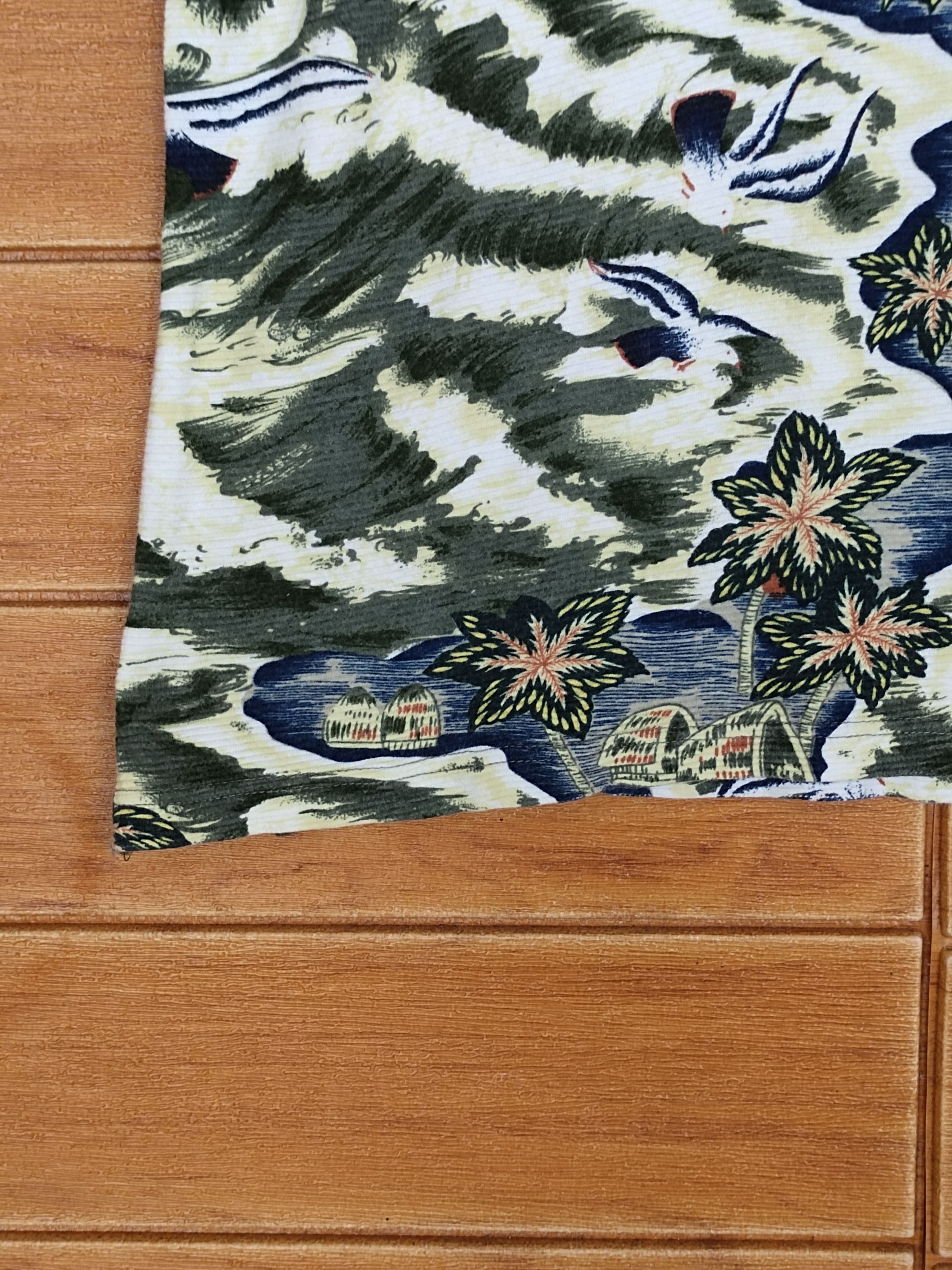 Tommy Bahama Vintage 90s TOMMY BAHAMA All Overprint Hawaiian Polo Shirt Size US S / EU 44-46 / 1 - 8 Thumbnail