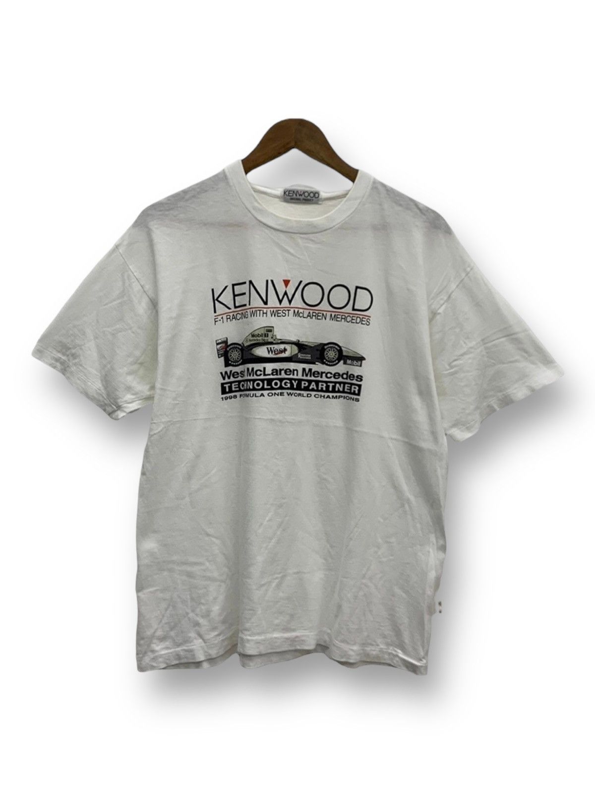BMW × Vintage Vintage Kenwood F1 Grand Prix Racing Team Shirt. #M Size US L / EU 52-54 / 3 - 1 Thumbnail