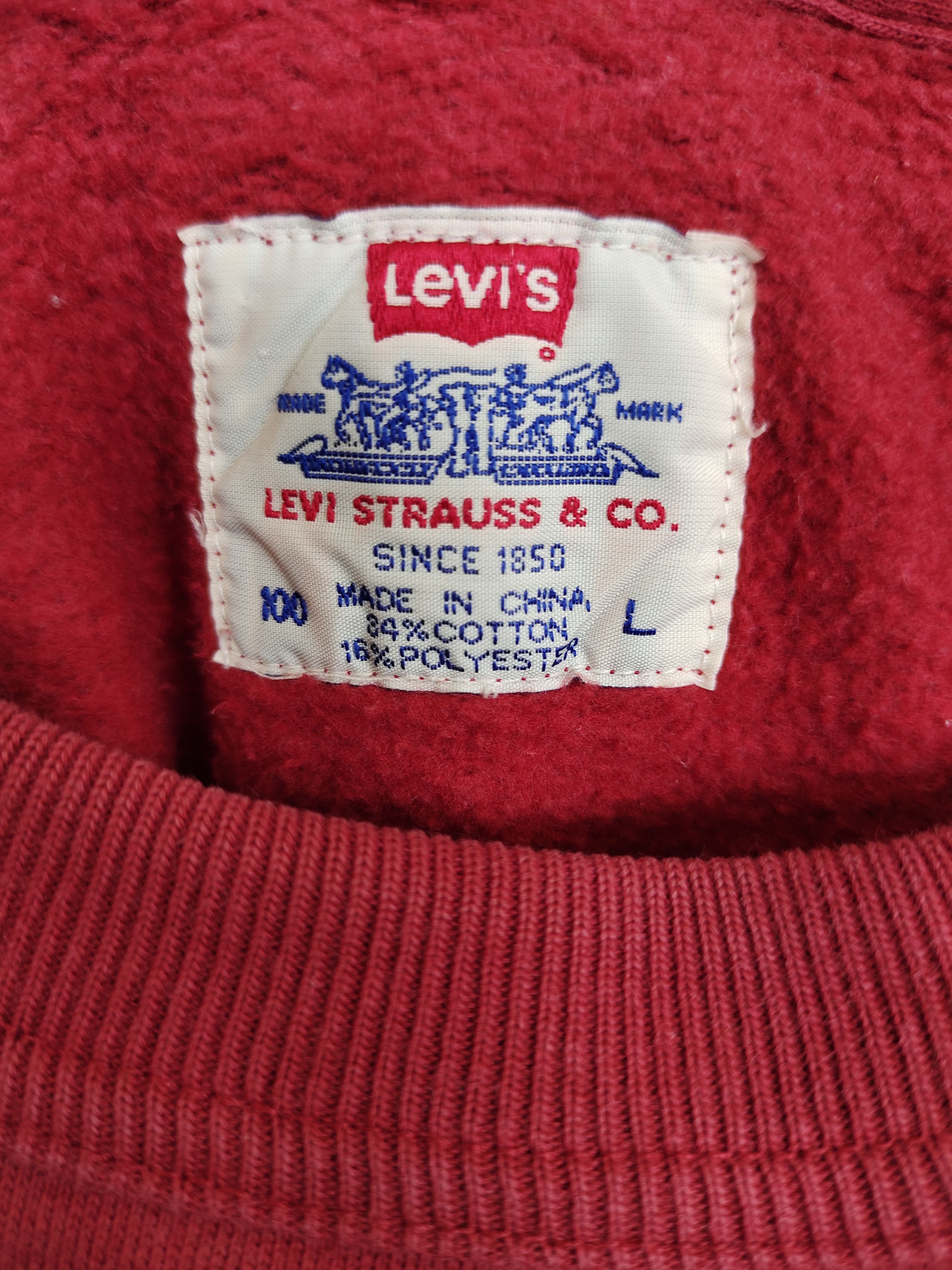 Levi's Vintage LEVIS Blue Jeans San Francisco Sweatshirt Size US L / EU 52-54 / 3 - 7 Thumbnail