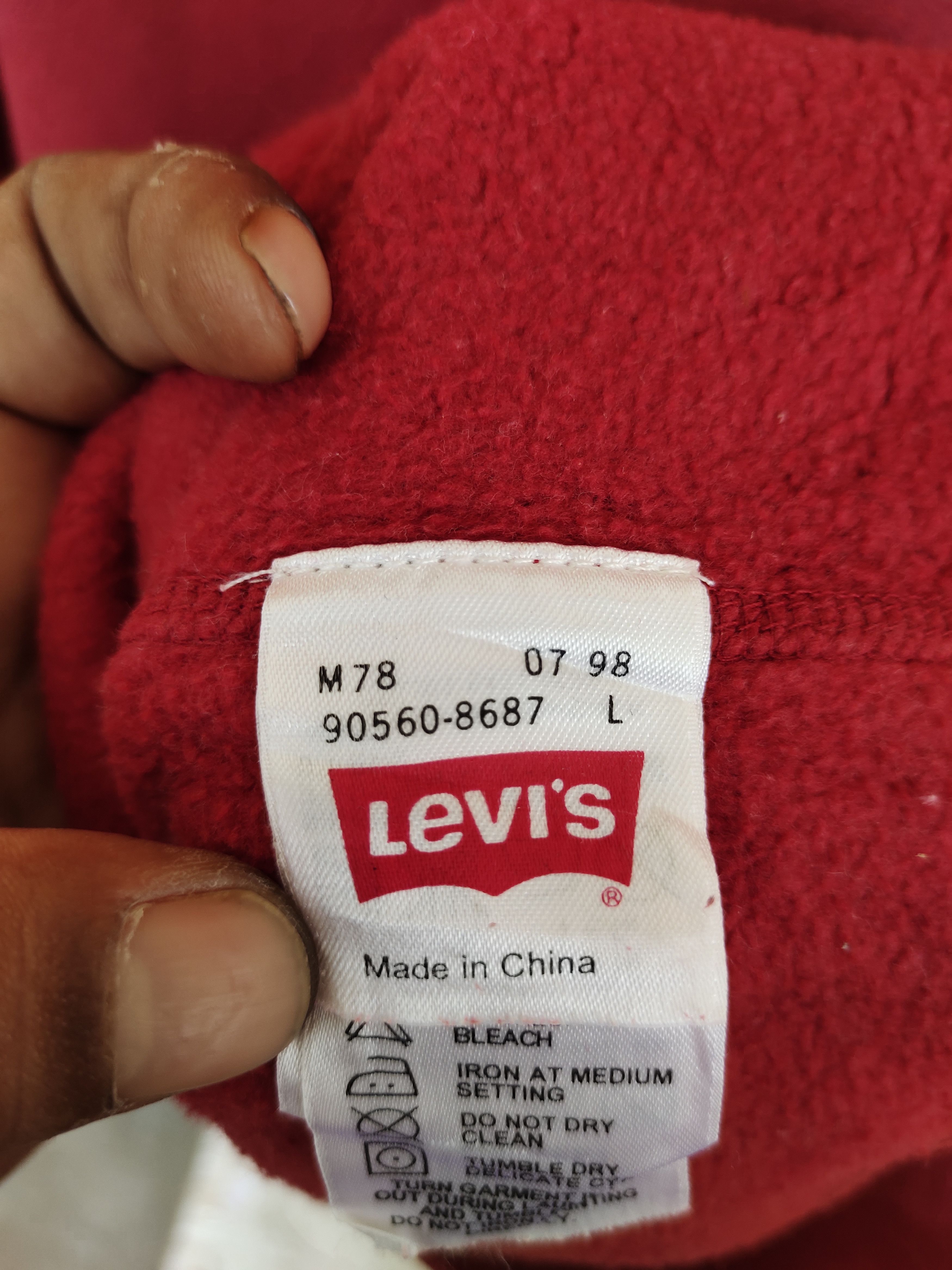 Levi's Vintage LEVIS Blue Jeans San Francisco Sweatshirt Size US L / EU 52-54 / 3 - 8 Thumbnail