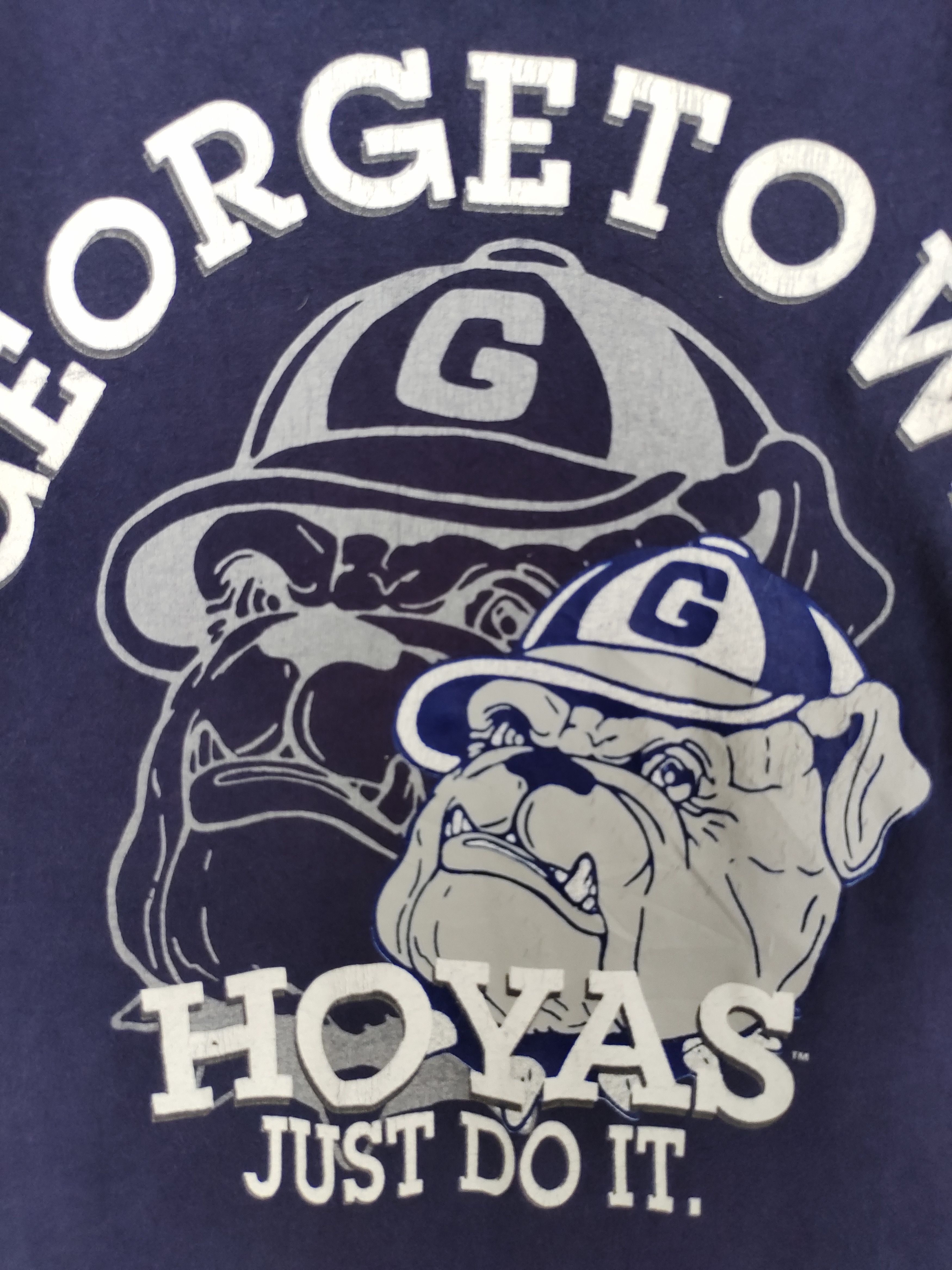 Nike Vintage 90s NIKE Georgetown Hoyas Ncaa T Shirt Size US M / EU 48-50 / 2 - 3 Thumbnail