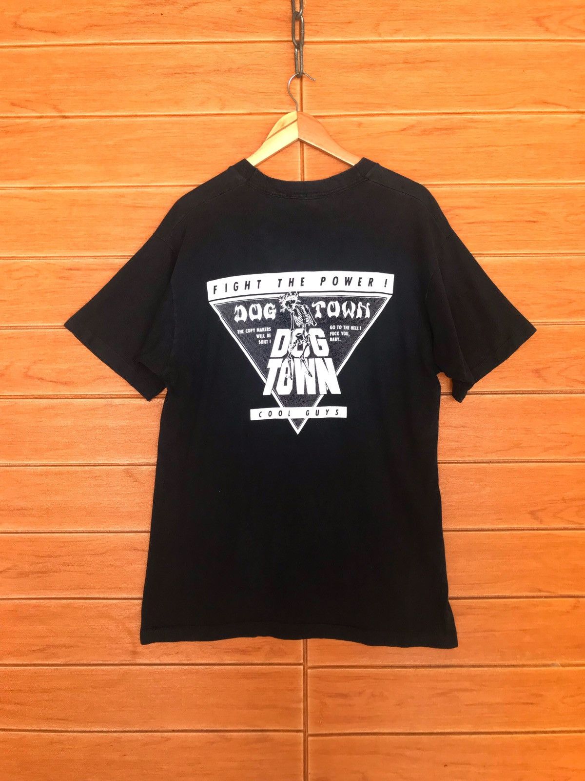 Dogtown Vintage 90s Dog Town Fight The Power! T-Shirt Size US L / EU 52-54 / 3 - 1 Thumbnail