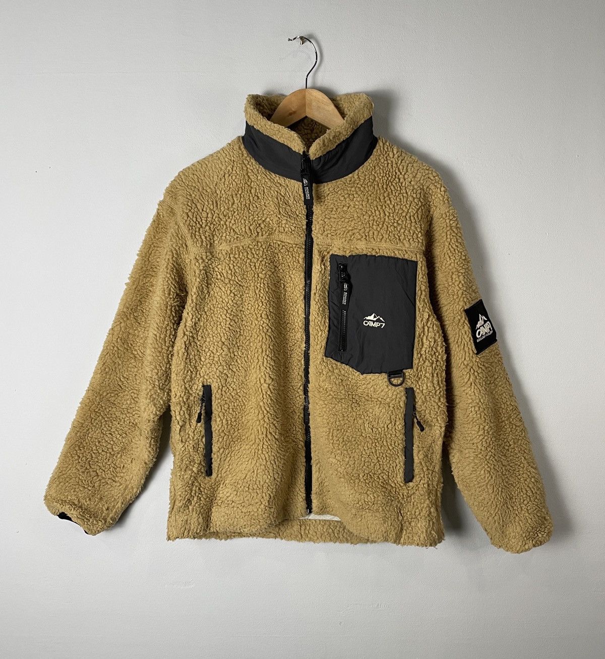 Vintage Camp7 Fleece Jacket Camp7 Deep Pile Fleece