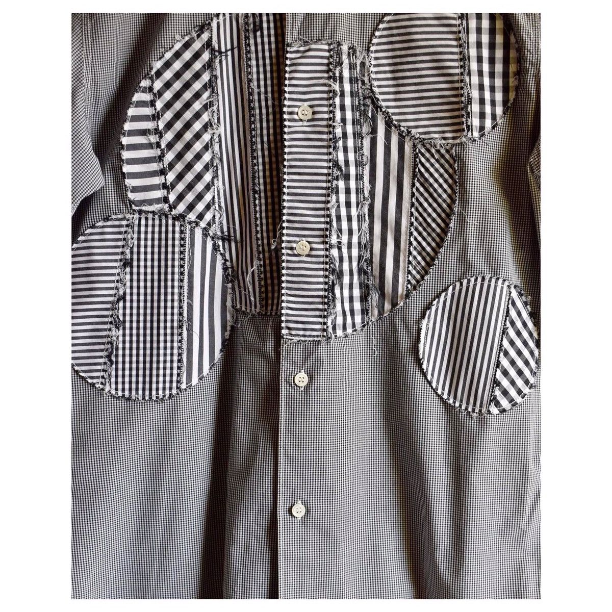 Comme des Garcons Homme COMME des GARÇONS HOMME patchwork short sleeves shirt Size US M / EU 48-50 / 2 - 4 Thumbnail