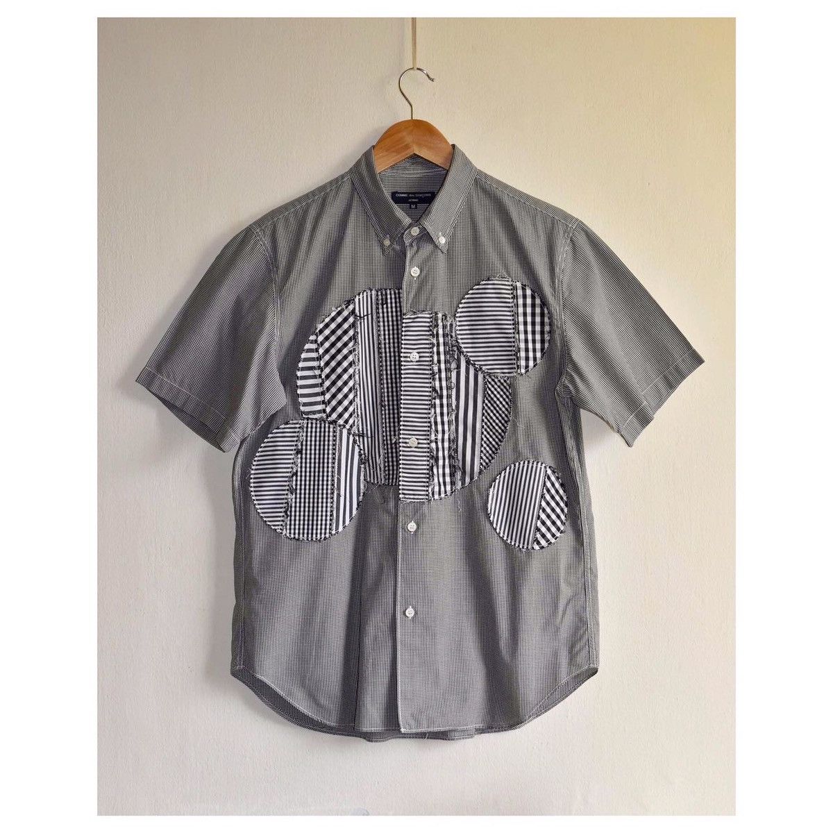 Comme des Garcons Homme COMME des GARÇONS HOMME patchwork short sleeves shirt Size US M / EU 48-50 / 2 - 1 Thumbnail