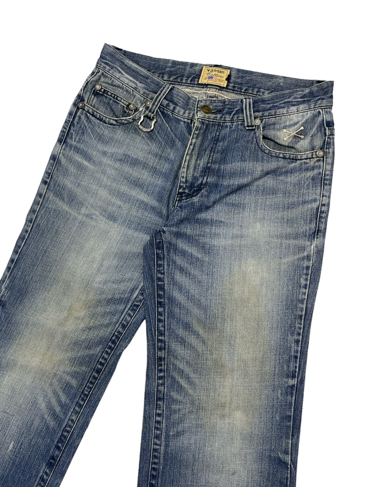 Vanson Leathers Vintage Vanson Leather Distressed Jeans Size US 32 / EU 48 - 6 Thumbnail