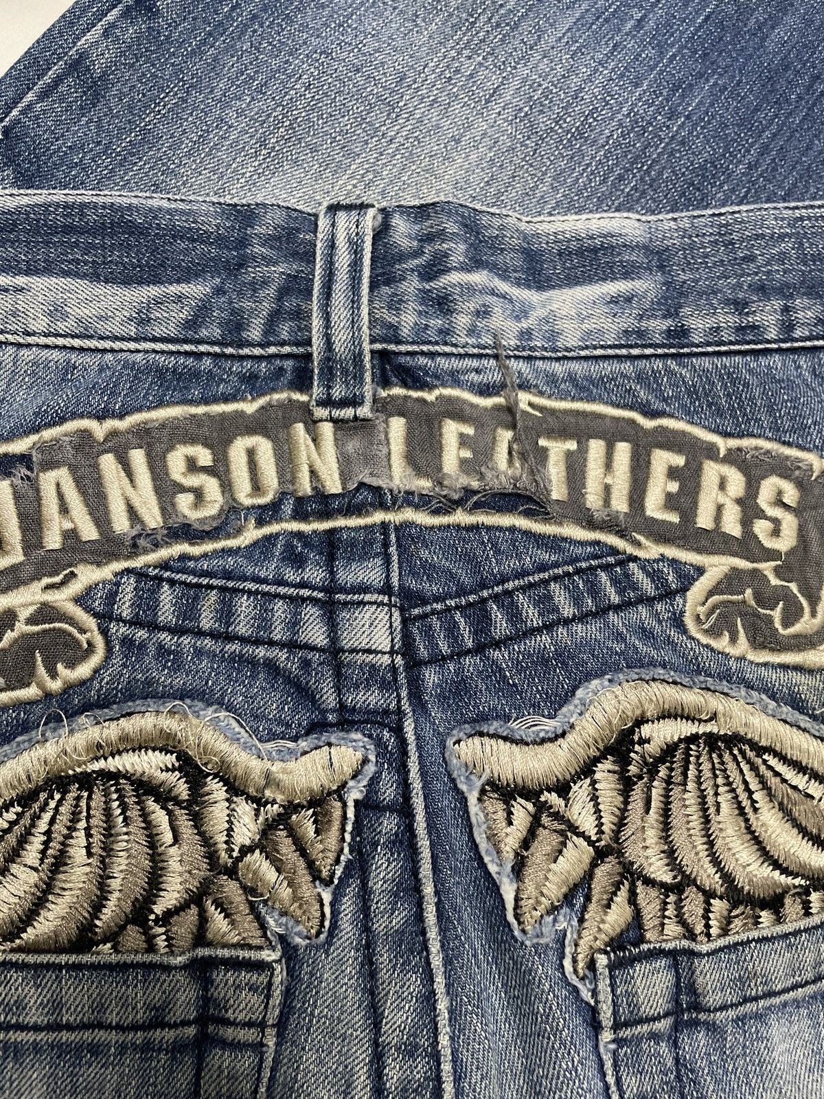 Vanson Leathers Vintage Vanson Leather Distressed Jeans Size US 32 / EU 48 - 7 Thumbnail