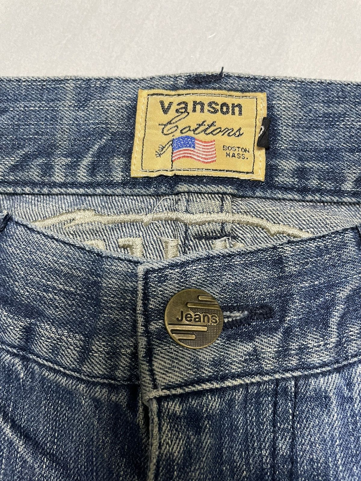 Vanson Leathers Vintage Vanson Leather Distressed Jeans Size US 32 / EU 48 - 8 Thumbnail
