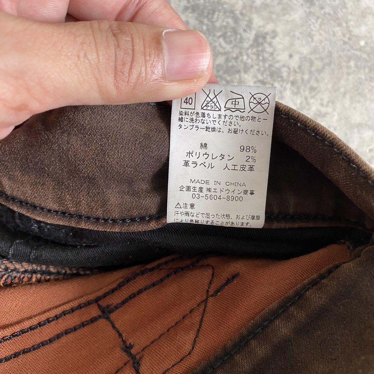 Lee Vintage Lee Riders Low Rise Slim Faded Tan Cargo Pants Size US 30 / EU 46 - 16 Thumbnail