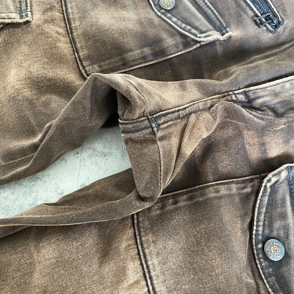 Lee Vintage Lee Riders Low Rise Slim Faded Tan Cargo Pants Size US 30 / EU 46 - 6 Thumbnail