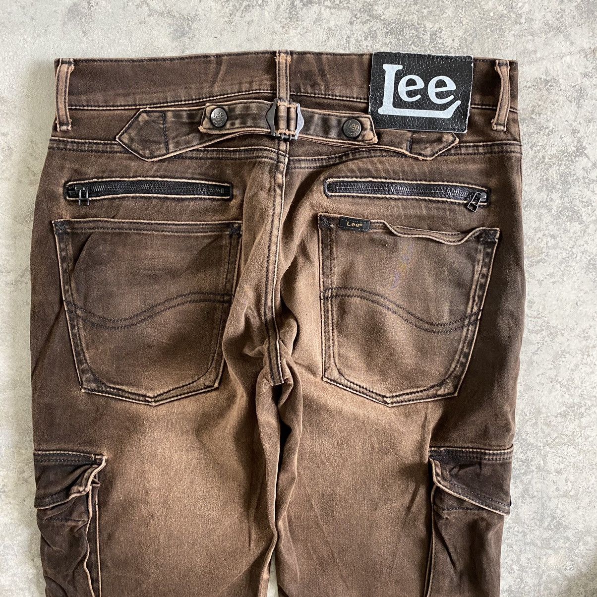 Lee Vintage Lee Riders Low Rise Slim Faded Tan Cargo Pants Size US 30 / EU 46 - 13 Thumbnail