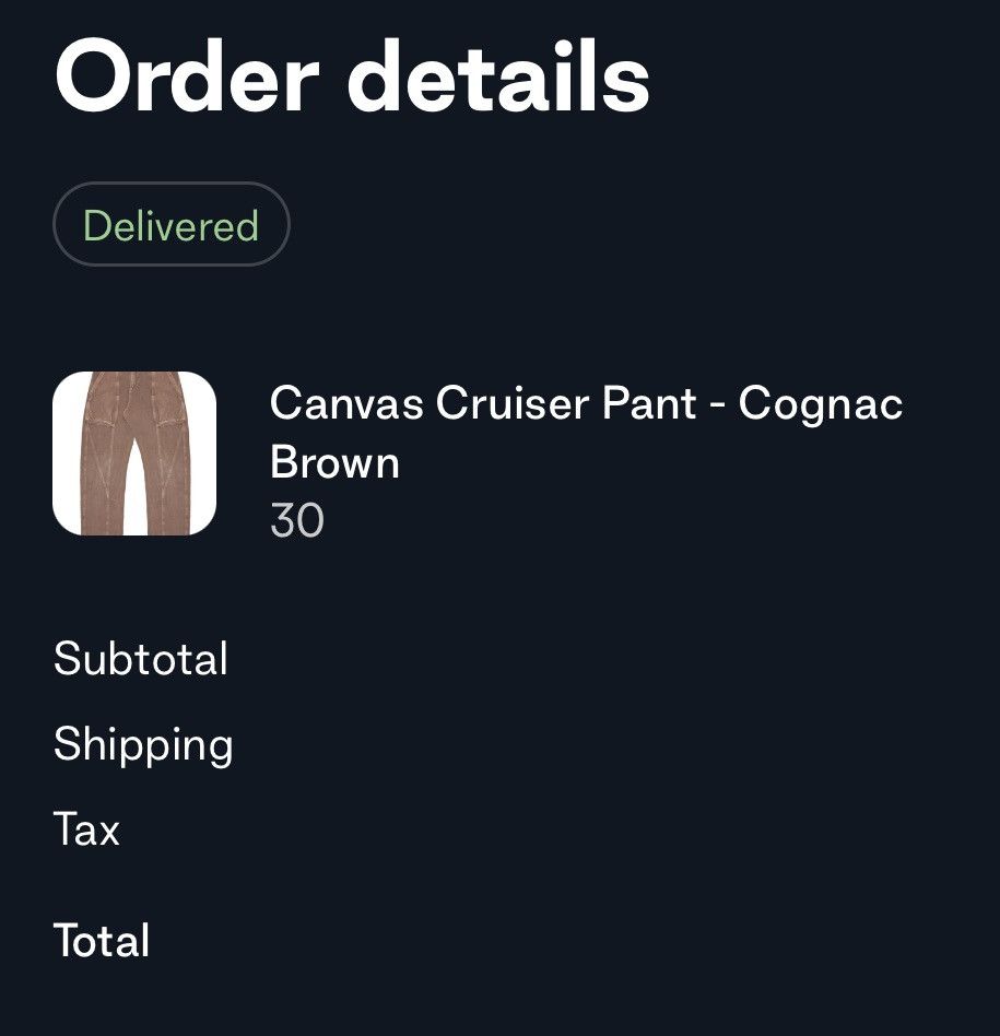 Bare Knuckles Bare Knuckles Canvas Cruiser Pants Brown Cropped Size US 30 / EU 46 - 4 Thumbnail