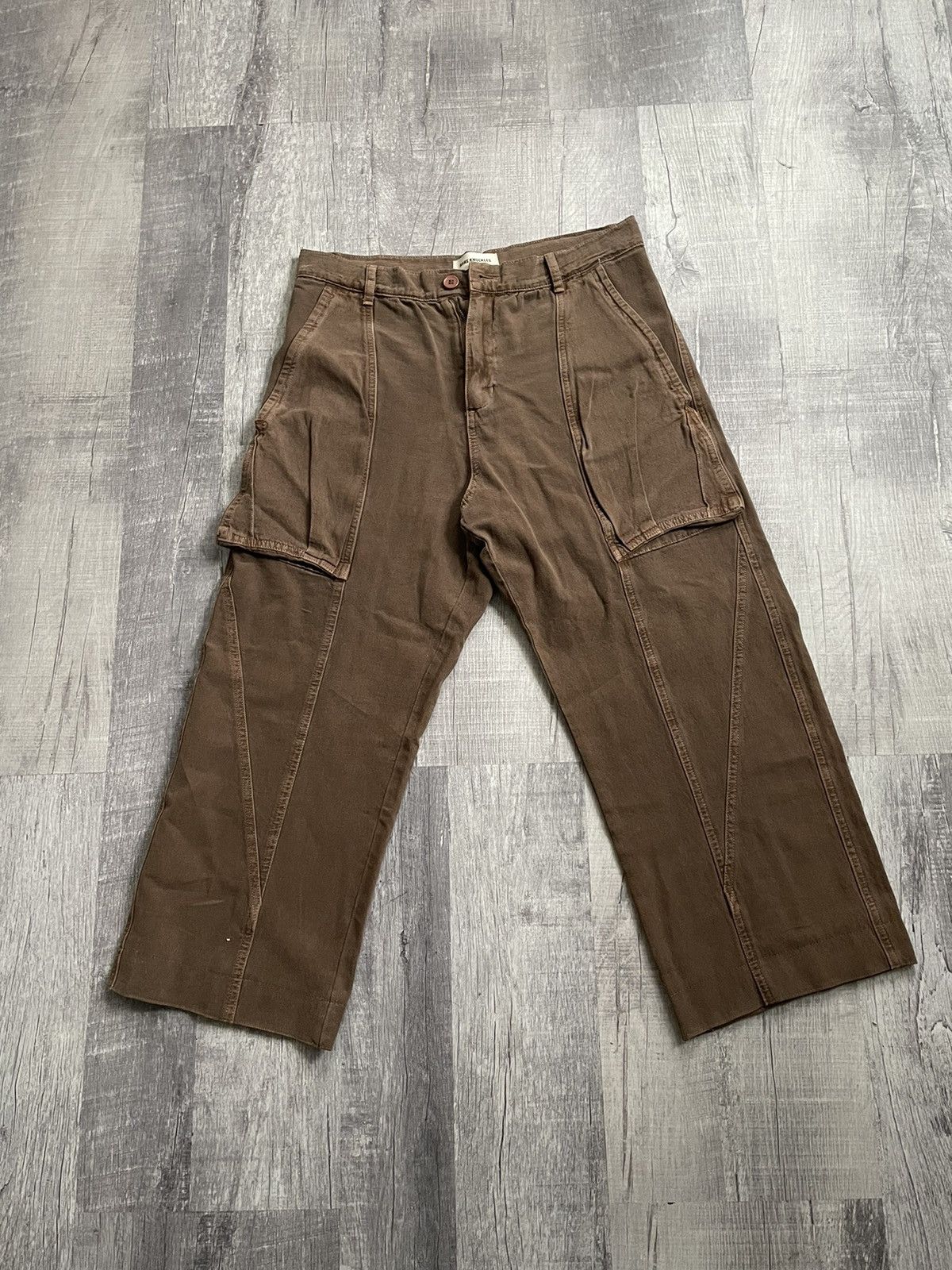 Bare Knuckles Bare Knuckles Canvas Cruiser Pants Brown Cropped Size US 30 / EU 46 - 1 Thumbnail