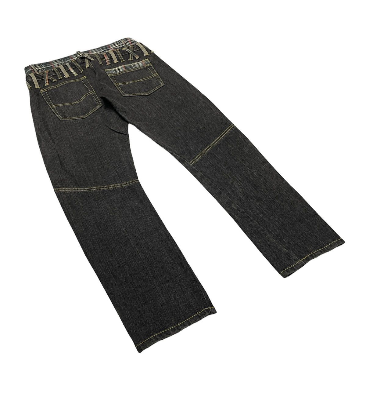 In The Attic × Japanese Brand × PPFM Vintage Unknown Japanese Double Waist Jeans Hysteric Style Size US 32 / EU 48 - 5 Thumbnail
