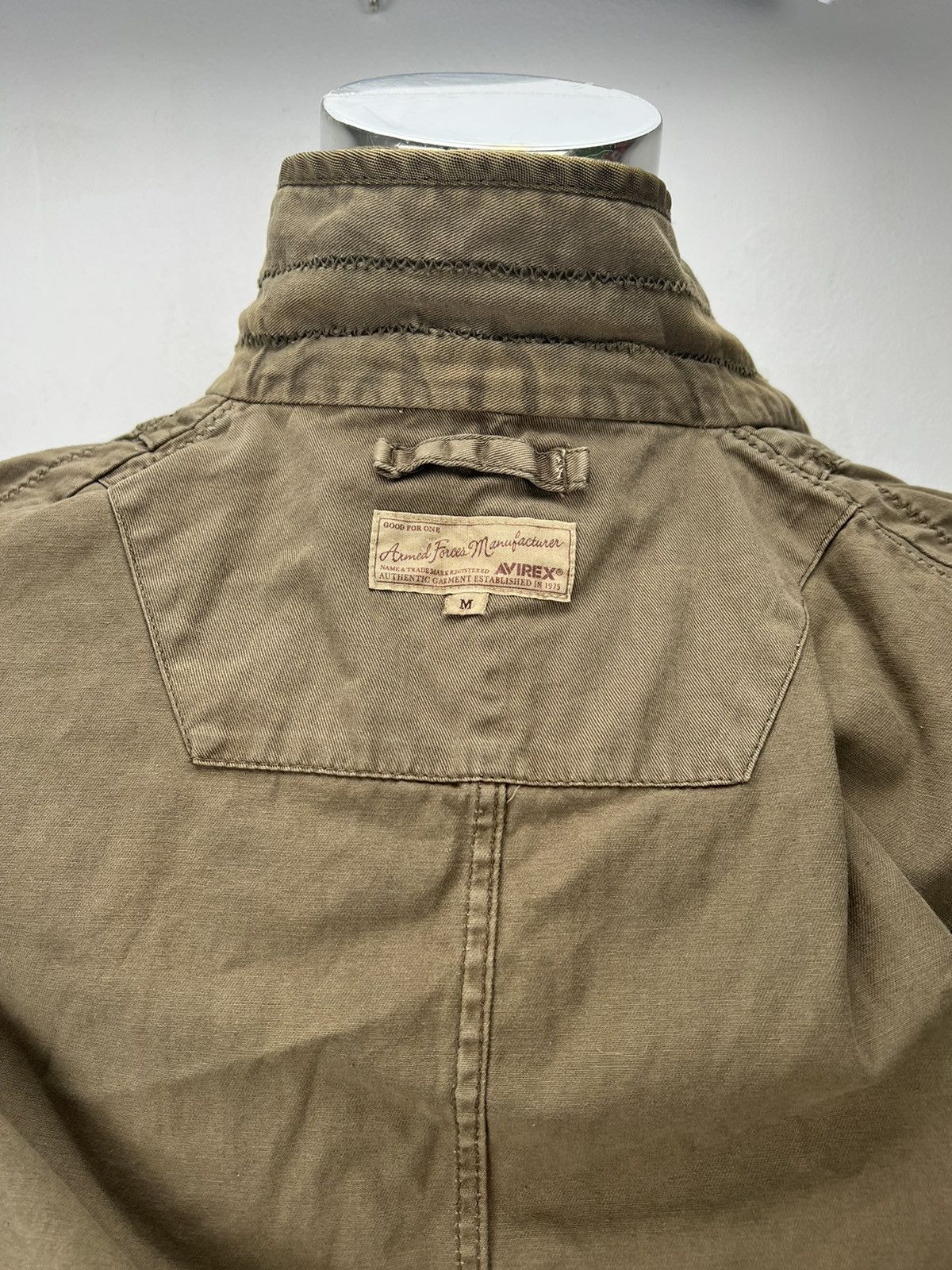 Avirex Avirex USA Green Baret Button Zip Short Sleeve Shirt Size US M / EU 48-50 / 2 - 18 Thumbnail