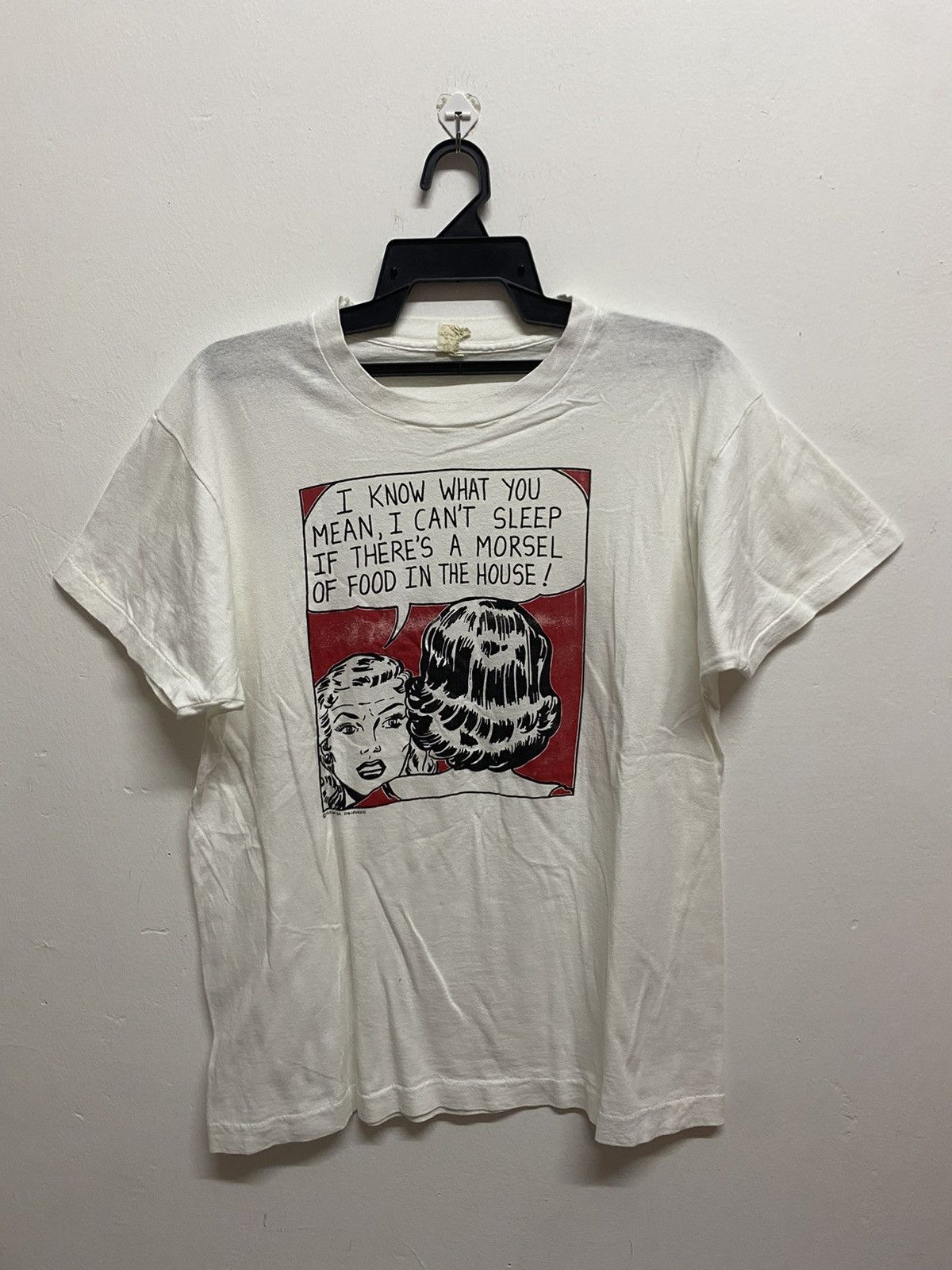 Vintage Vintage 80’s Roy Lichtenstein Flying Fish Pop Art Tee Size US L / EU 52-54 / 3 - 1 Thumbnail