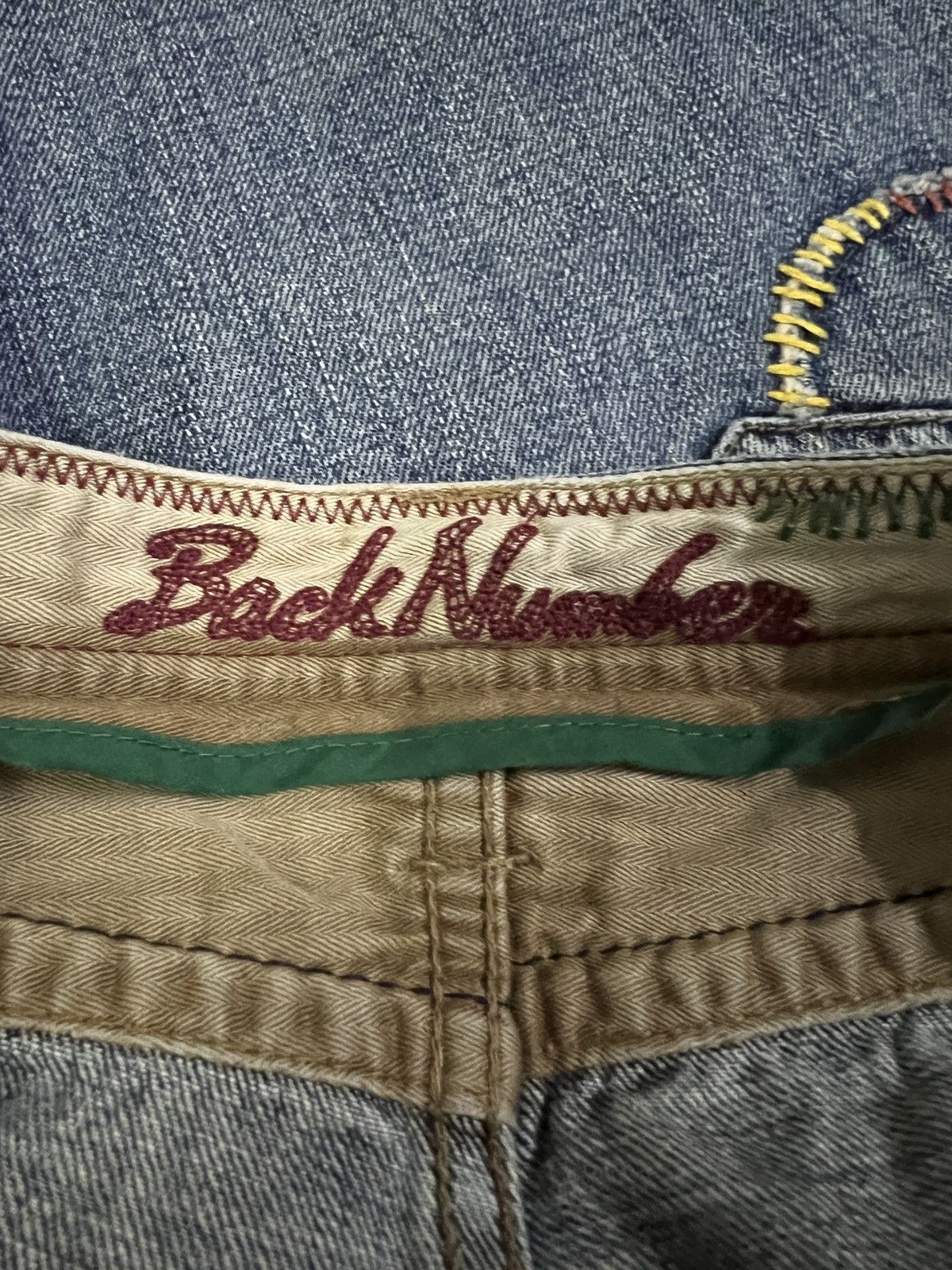 Global Work × If Six Was Nine × Undercover Flare Jeans Global Work Patches Grunge Kurt Cobain Style Size US 30 / EU 46 - 17 Thumbnail