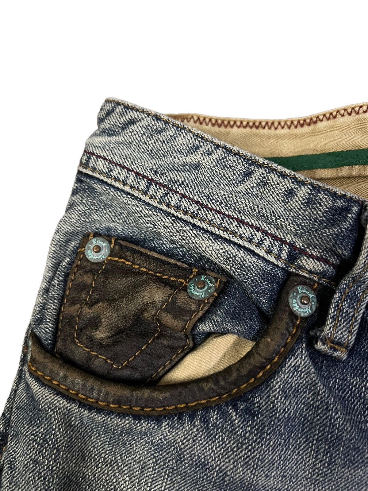 Global Work × If Six Was Nine × Undercover Flare Jeans Global Work Patches Grunge Kurt Cobain Style Size US 30 / EU 46 - 16 Thumbnail