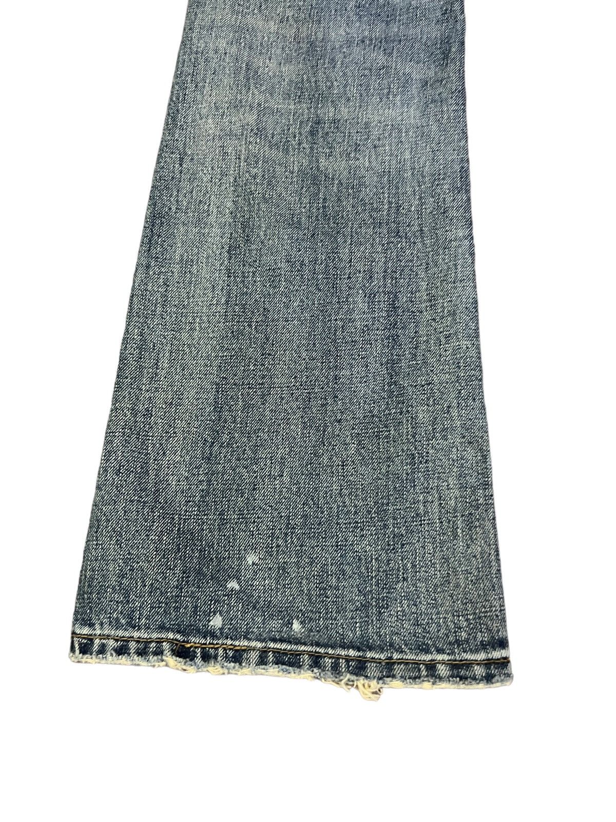 Global Work × If Six Was Nine × Undercover Flare Jeans Global Work Patches Grunge Kurt Cobain Style Size US 30 / EU 46 - 10 Thumbnail