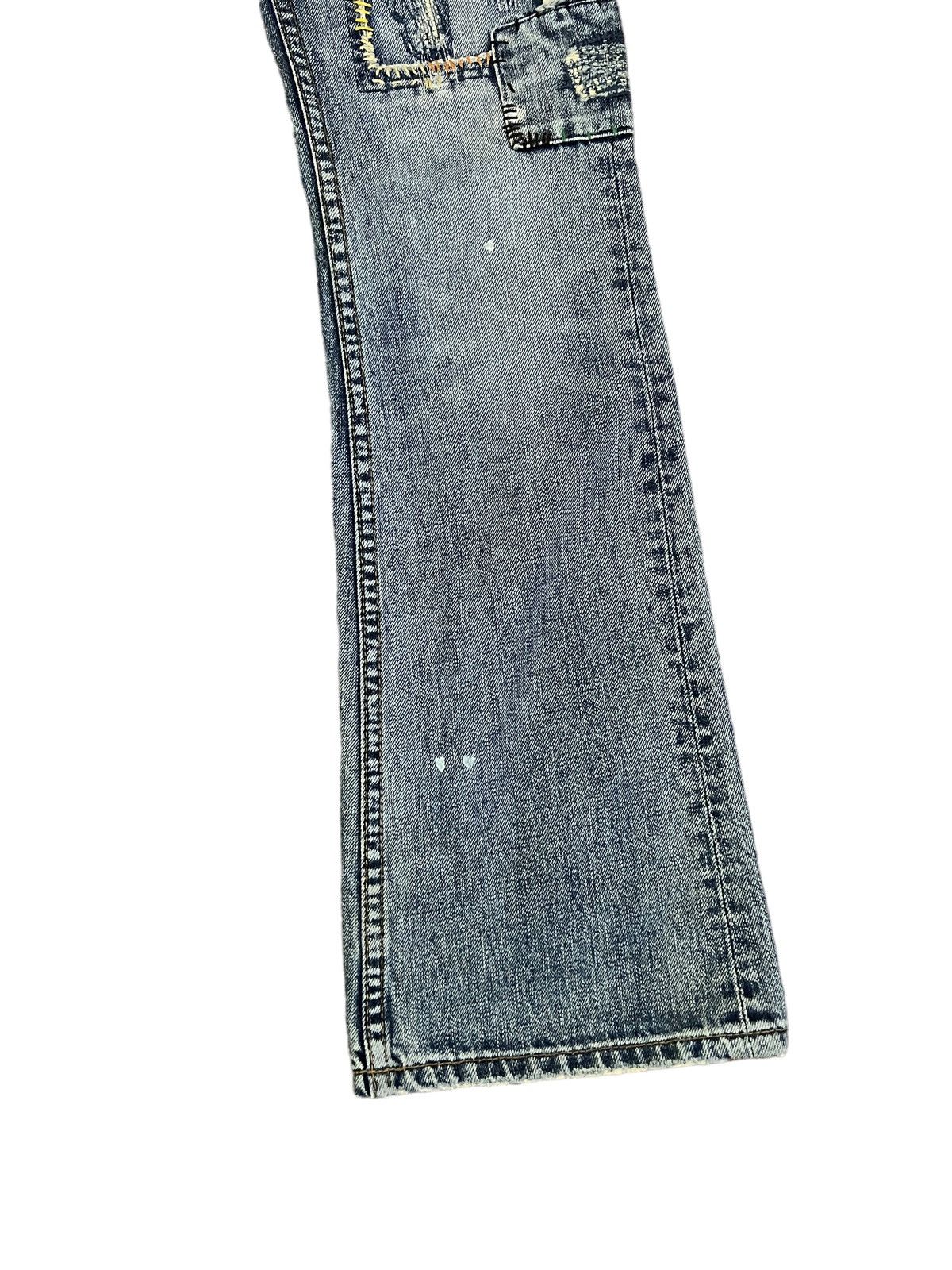 Global Work × If Six Was Nine × Undercover Flare Jeans Global Work Patches Grunge Kurt Cobain Style Size US 30 / EU 46 - 9 Thumbnail