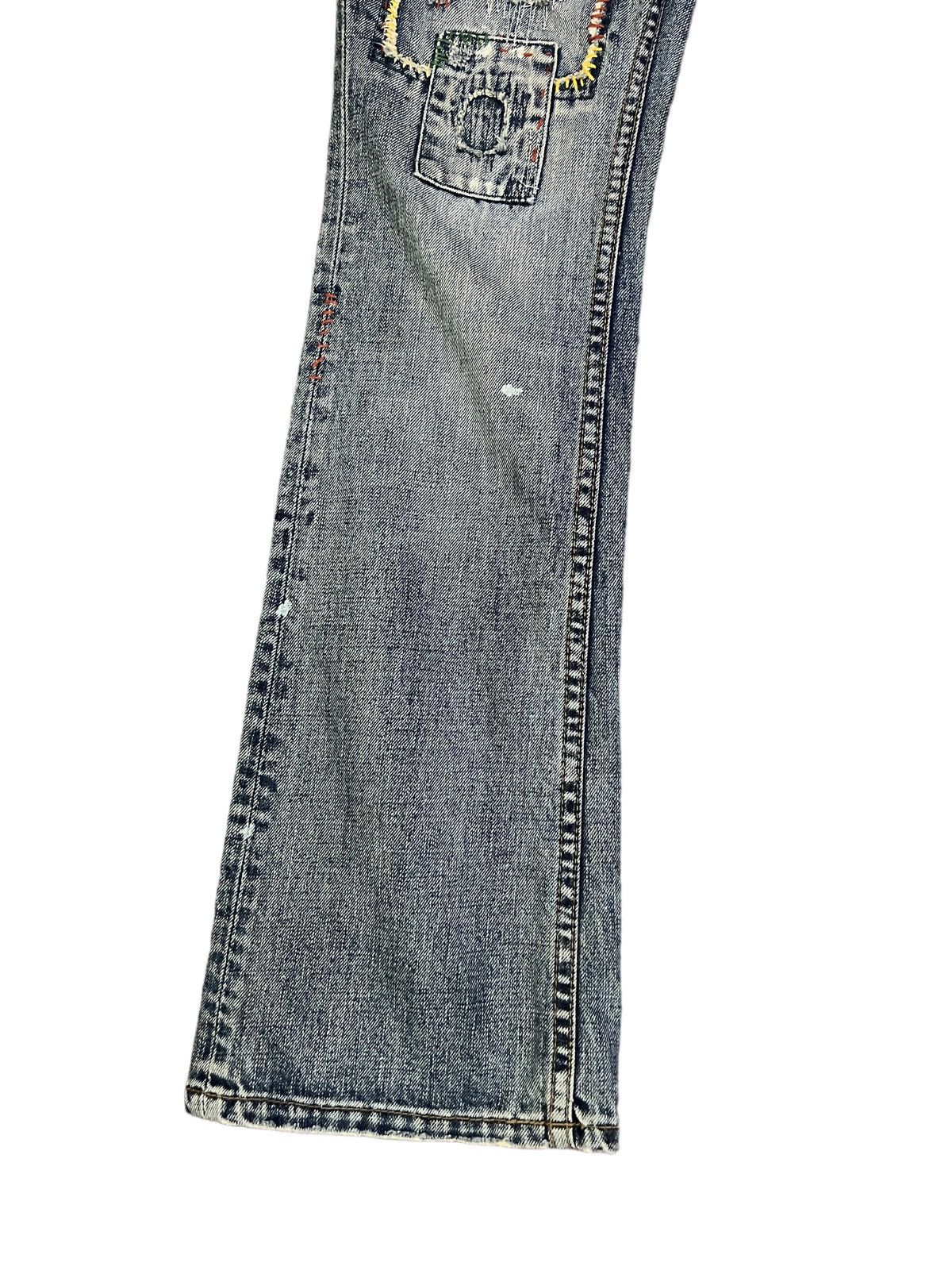 Global Work × If Six Was Nine × Undercover Flare Jeans Global Work Patches Grunge Kurt Cobain Style Size US 30 / EU 46 - 8 Thumbnail