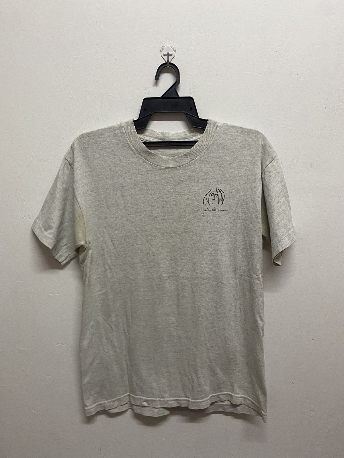 ONEITA John Lennon Band T-Shirt, Men's XL cotton white type Vintage Second Hand