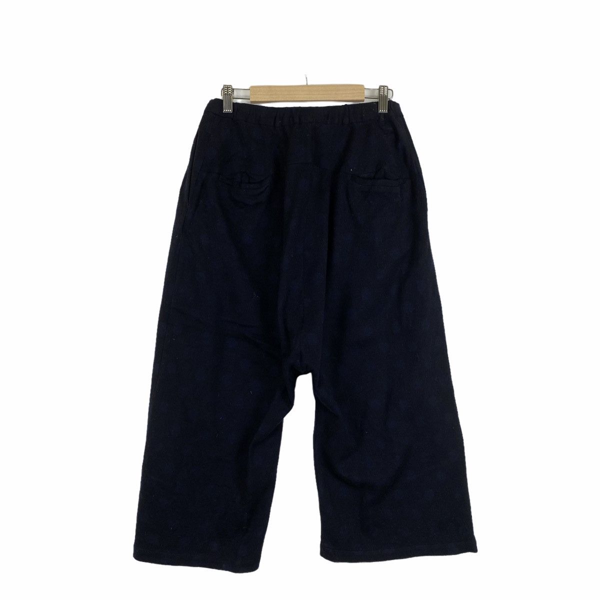 Blue Blue Japan × Japanese Brand × Vintage Vintage BLUE BLUE JAPAN Polkadot Design Wool 3 Quarter Pants Size US 27 - 2 Thumbnail