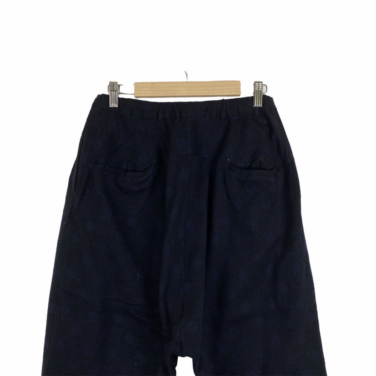 Blue Blue Japan × Japanese Brand × Vintage Vintage BLUE BLUE JAPAN Polkadot Design Wool 3 Quarter Pants Size US 27 - 6 Thumbnail
