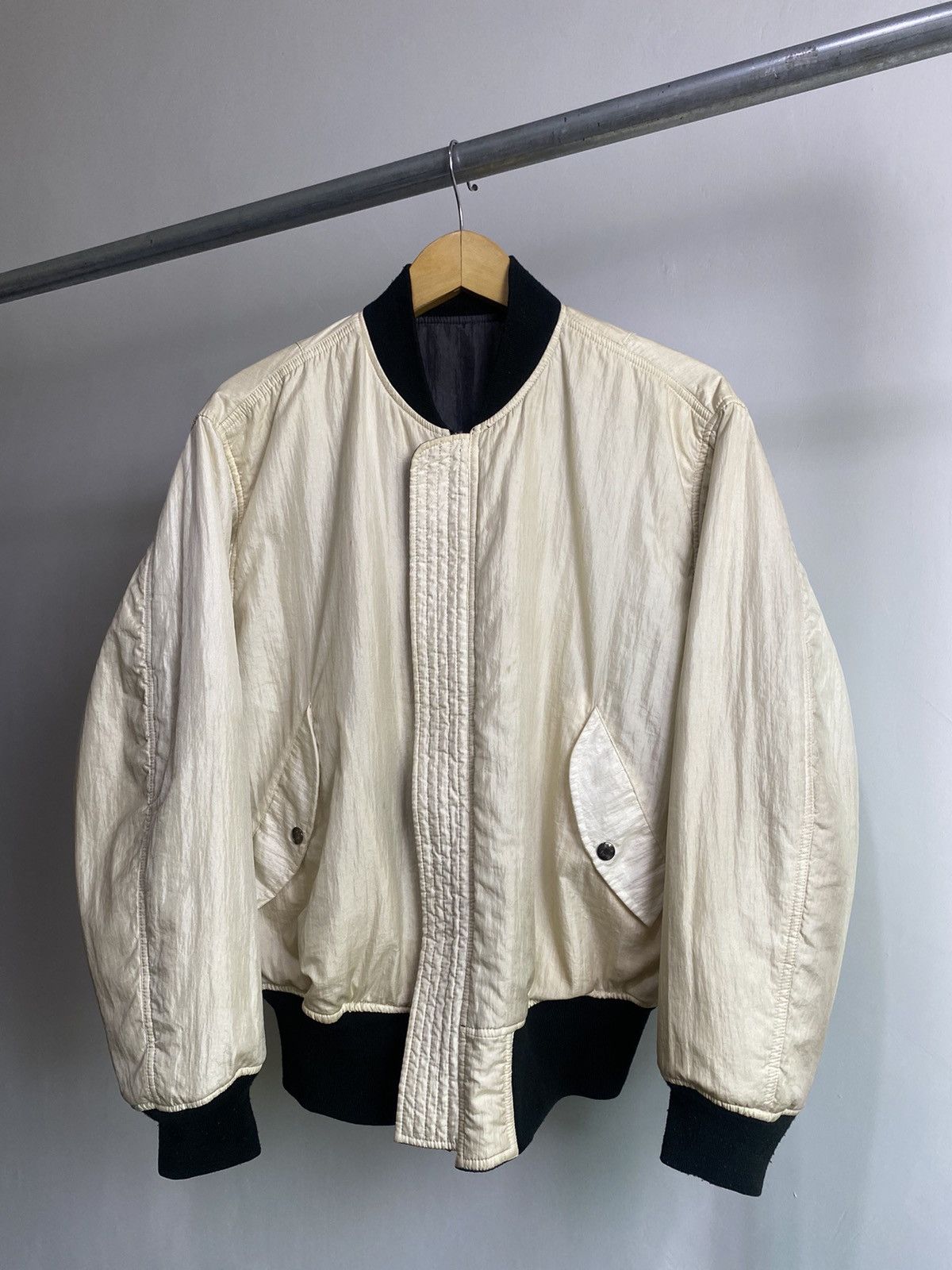 Issey Miyake Issey Miyake Sport IS MA-1 Reversible Nylon Bomber Jacket Size US L / EU 52-54 / 3 - 3 Thumbnail