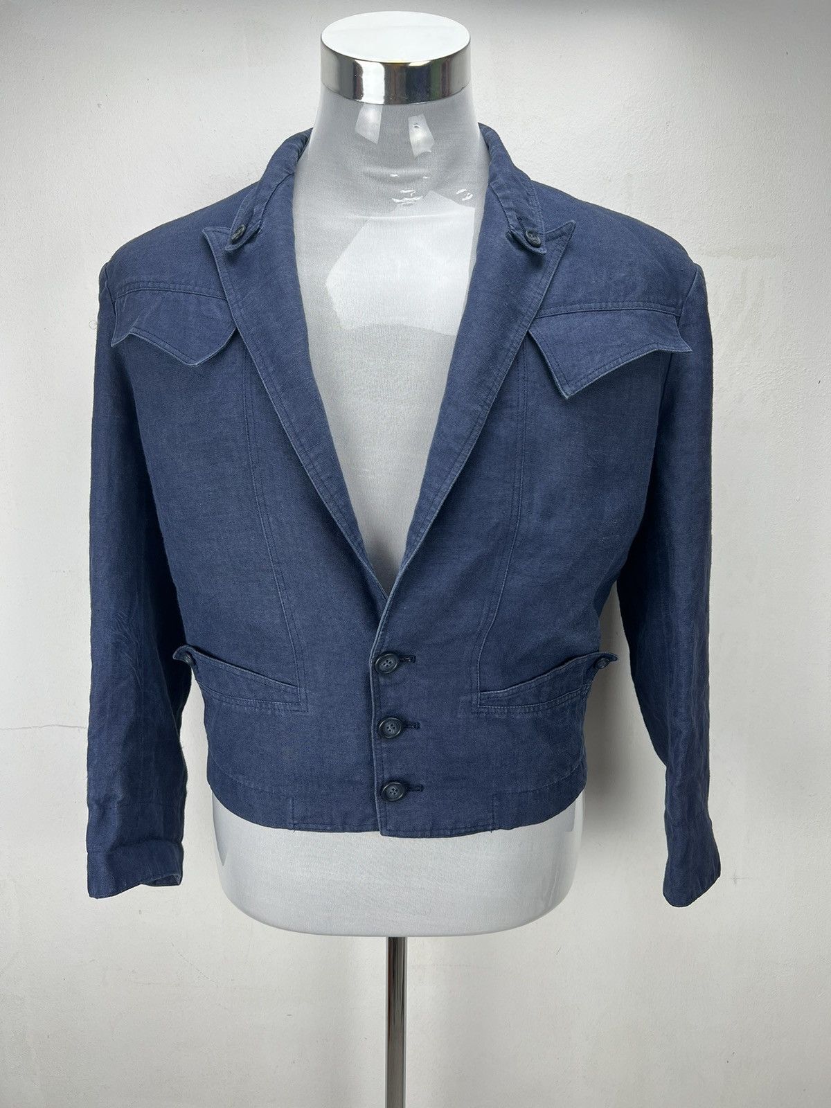 Issey Miyake 1981 Tete Homme Katoh Kazutaka Space Button Size US M / EU 48-50 / 2 - 8 Thumbnail