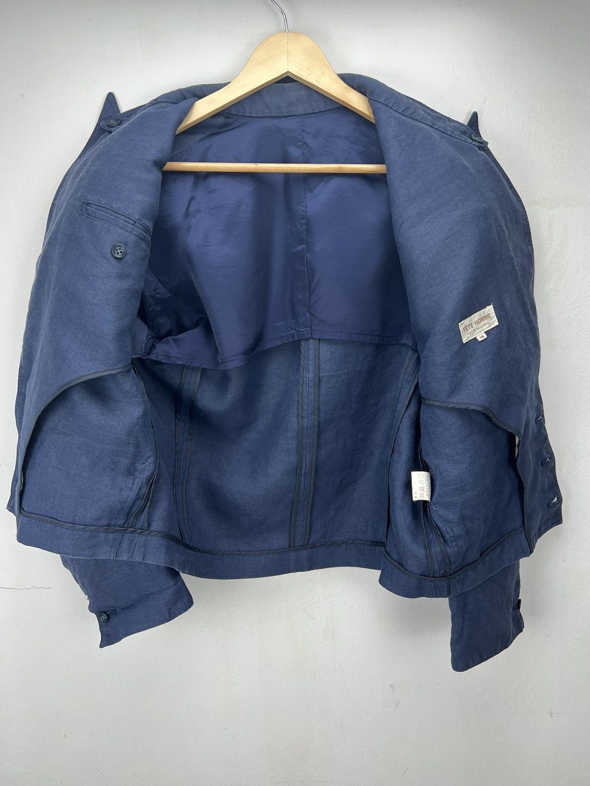 Issey Miyake 1981 Tete Homme Katoh Kazutaka Space Button Size US M / EU 48-50 / 2 - 19 Thumbnail