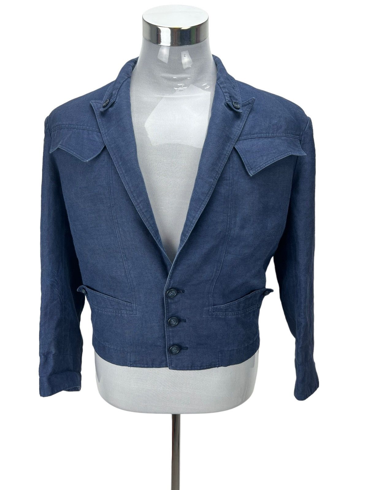 Issey Miyake 1981 Tete Homme Katoh Kazutaka Space Button Size US M / EU 48-50 / 2 - 3 Thumbnail