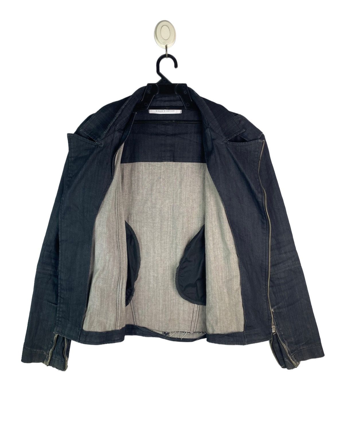 Japanese Brand Lord Viktor japan twin zipper denim jacket zipper cuff Size US M / EU 48-50 / 2 - 5 Thumbnail