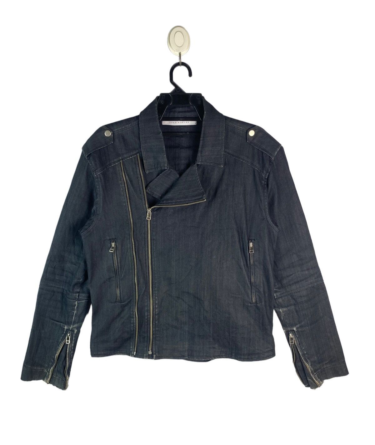 Japanese Brand Lord Viktor japan twin zipper denim jacket zipper cuff Size US M / EU 48-50 / 2 - 1 Thumbnail