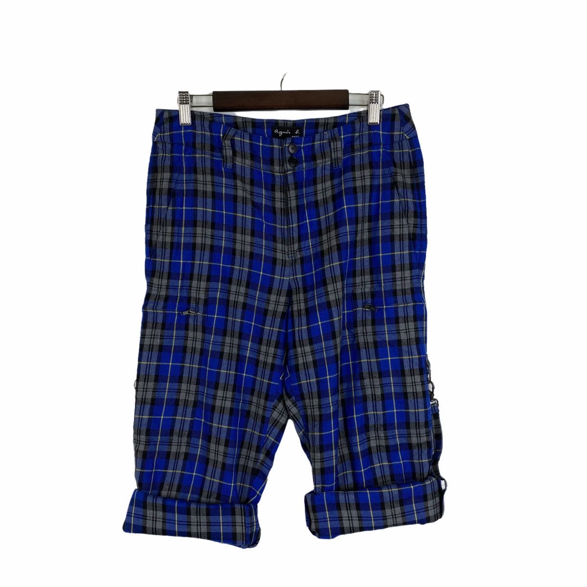Vintage × agnes b. Vintage AGNES B Paris Casual Checkered Design Trouser Pant Size 30" / US 8 / IT 44 - 4 Thumbnail