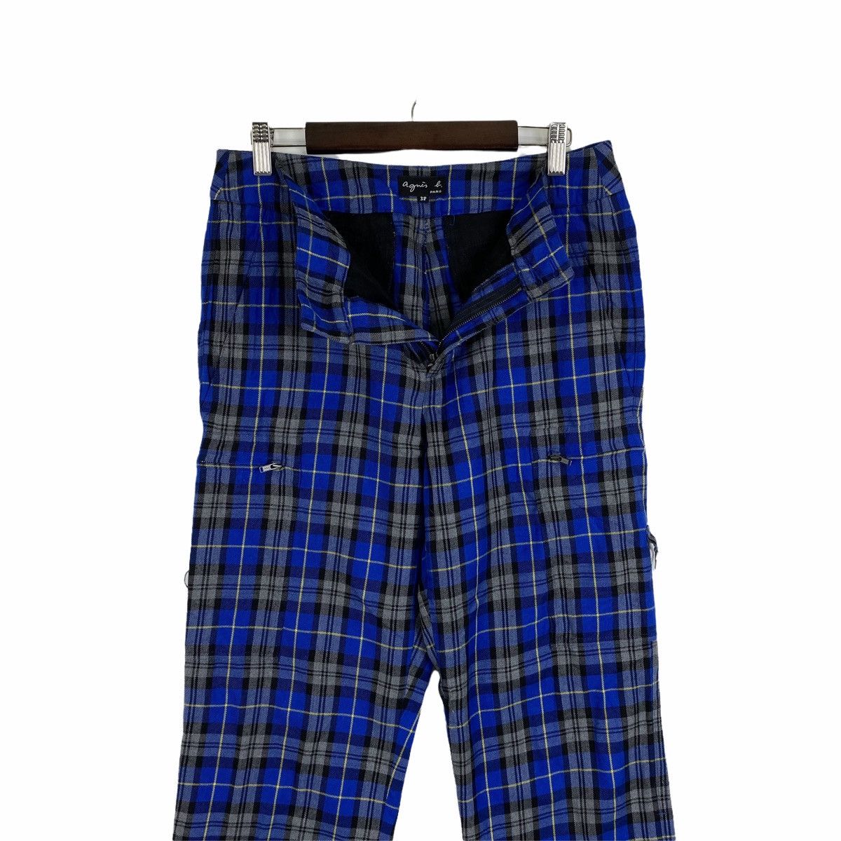 Vintage × agnes b. Vintage AGNES B Paris Casual Checkered Design Trouser Pant Size 30" / US 8 / IT 44 - 6 Thumbnail